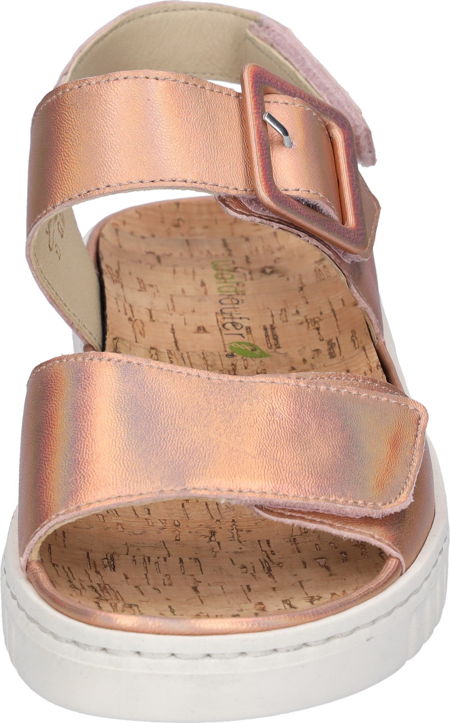 Waldläufer Plateausandale »H-WILLOW«  Sommerschuh, Klettschuh, Bequemschuh mit Korkfußbett, H-Weite