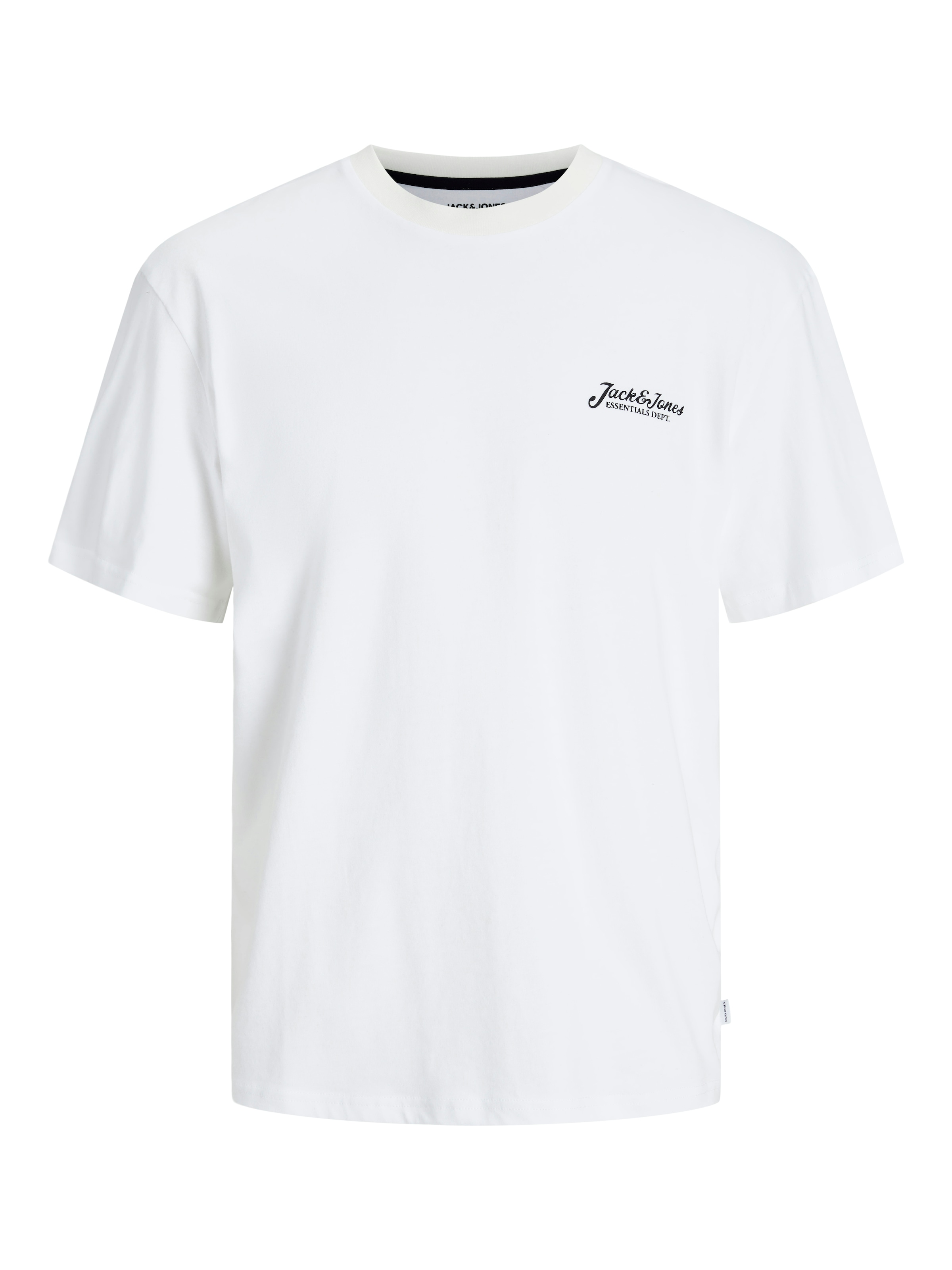 Jack & Jones T-Shirt »JJBEAU TEE SS FRONTPRINT CREW NECK«
