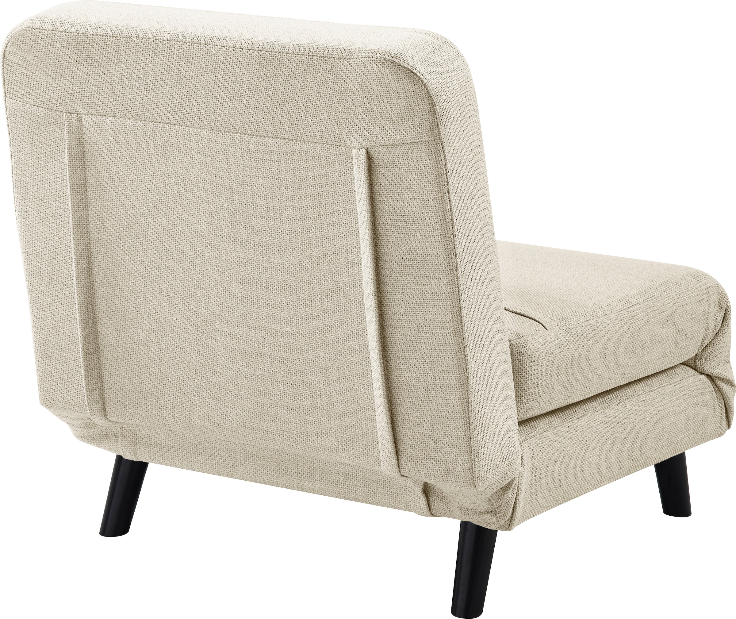 ATLANTIC home collection Sessel »Robby«, inkl. Bettfunktion, mehrfach verstellbar, Strukturbezug