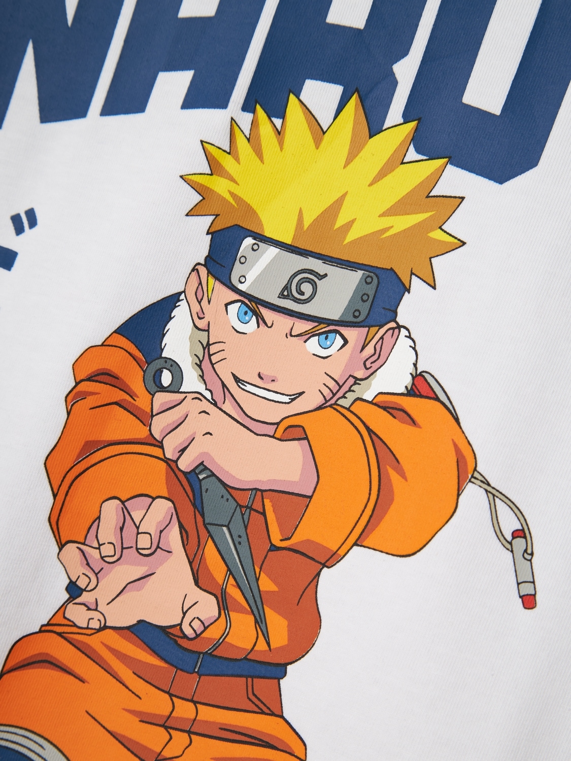 Name It Print-Shirt »NKMMACAR NARUTO SS TOP NOOS SKY«, mit großem Comic-Frontmotiv
