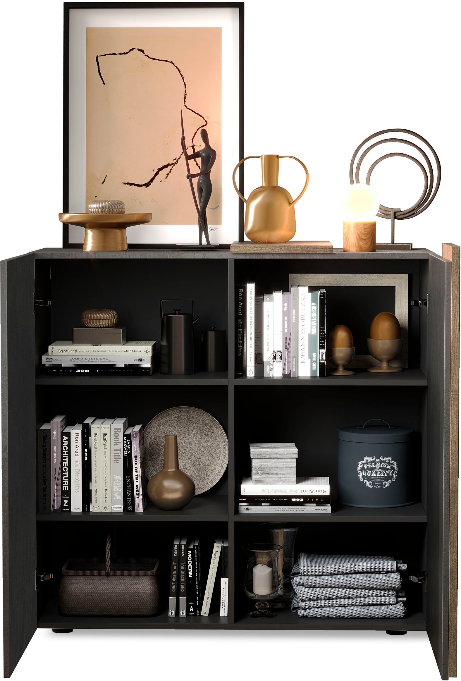 Home affaire Highboard »Venus, Kommode« Höhe 113 cm, Breite 121 cm