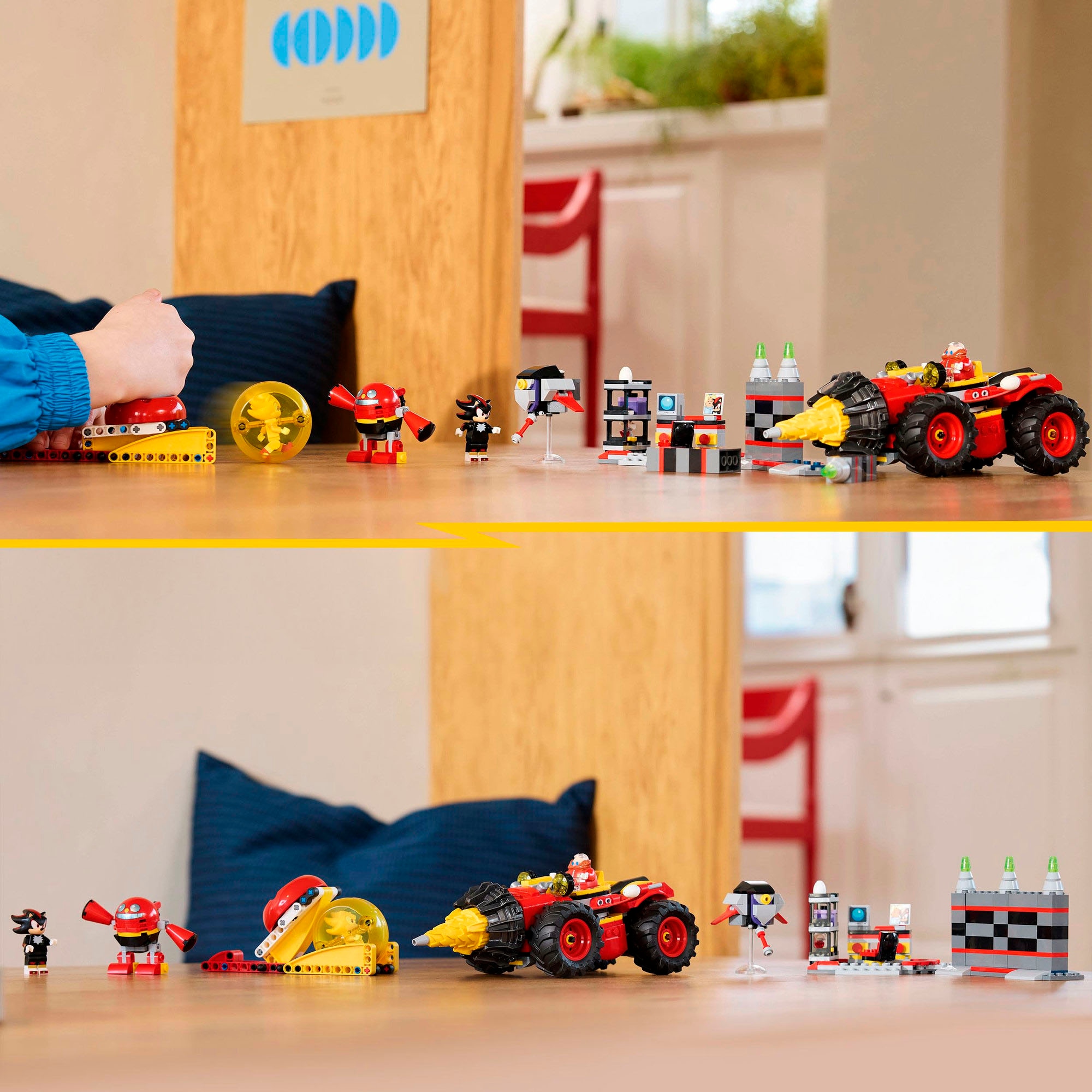 LEGO® Konstruktionsspielsteine »Super Sonic vs. Egg Drillster (76999), LEGO Sonic«, (590 St.), Made in Europe