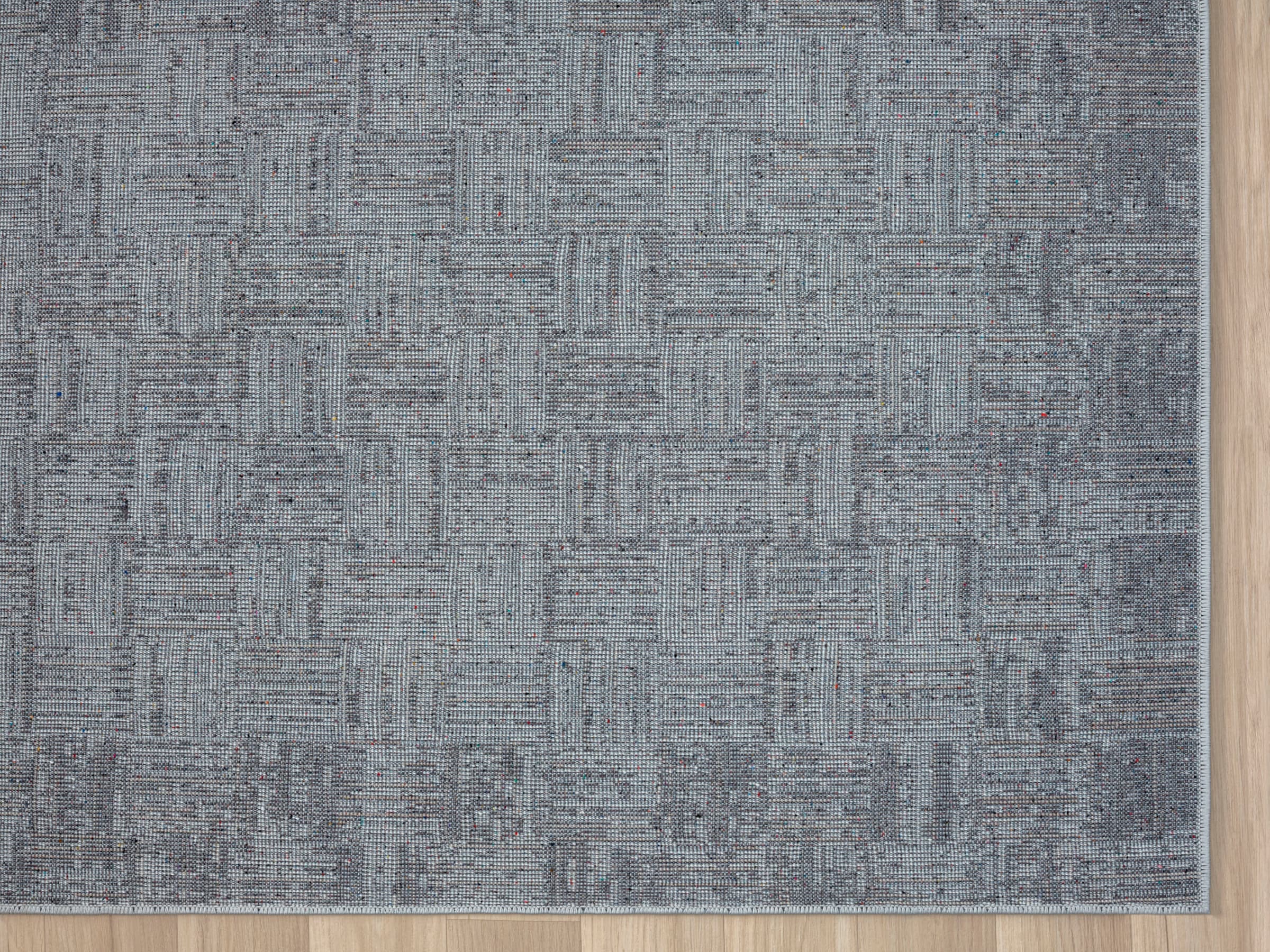 Myflair Möbel & Accessoires Teppich »My Mood Lagerräumung«, rechteckig, 8 mm Höhe, Kurzflor, Scandi-Design, mit Bordüre, besonders weich durch Microfaser