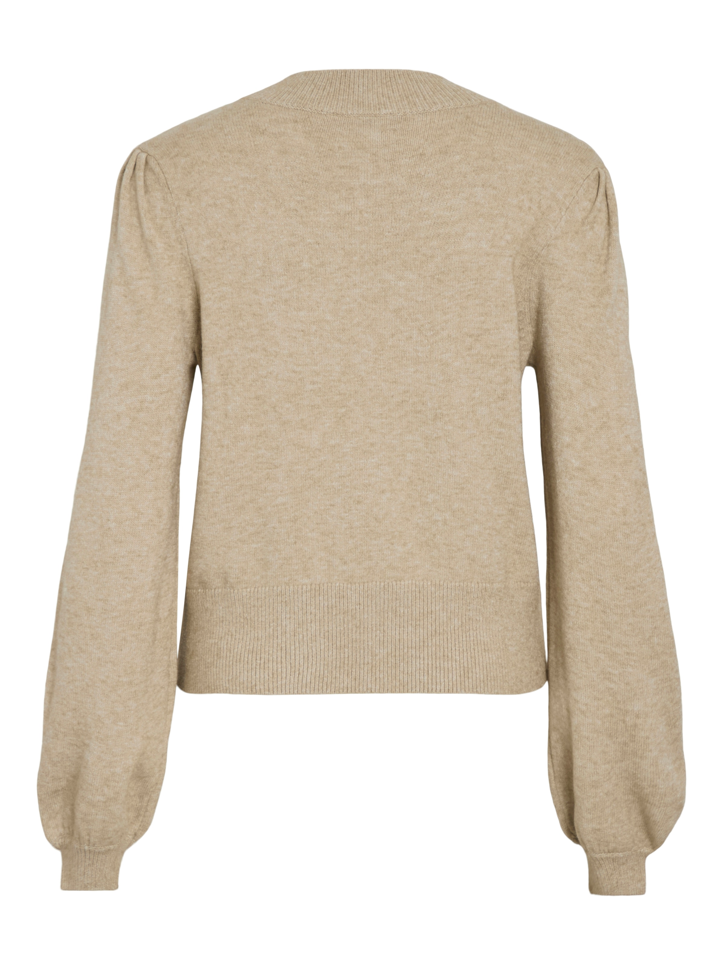 Vila Rundhalspullover »VIRIL TURTLE-NK BALLOON L/S TOP - NOOS« Materialmix, regular fit