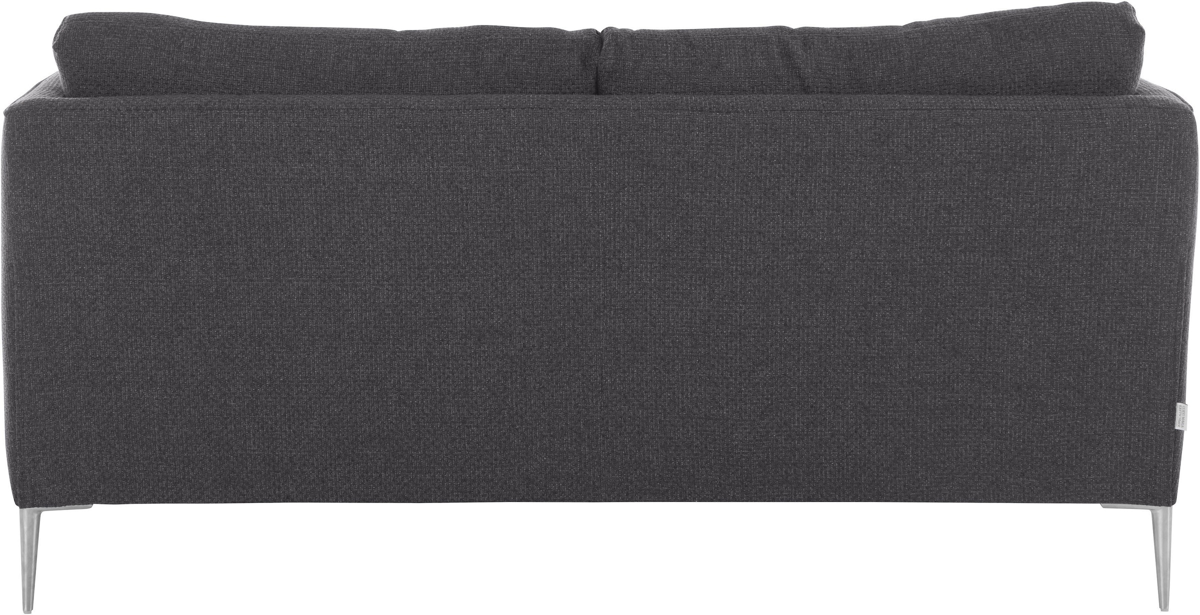 TRENDMANUFAKTUR 2-Sitzer »Chilltime, elegant und bequem, Komfortsitzhöhe 46cm, hoher Fuß«, mit eleganter Kreuznaht in den Rückenkissen, Breite 167 cm