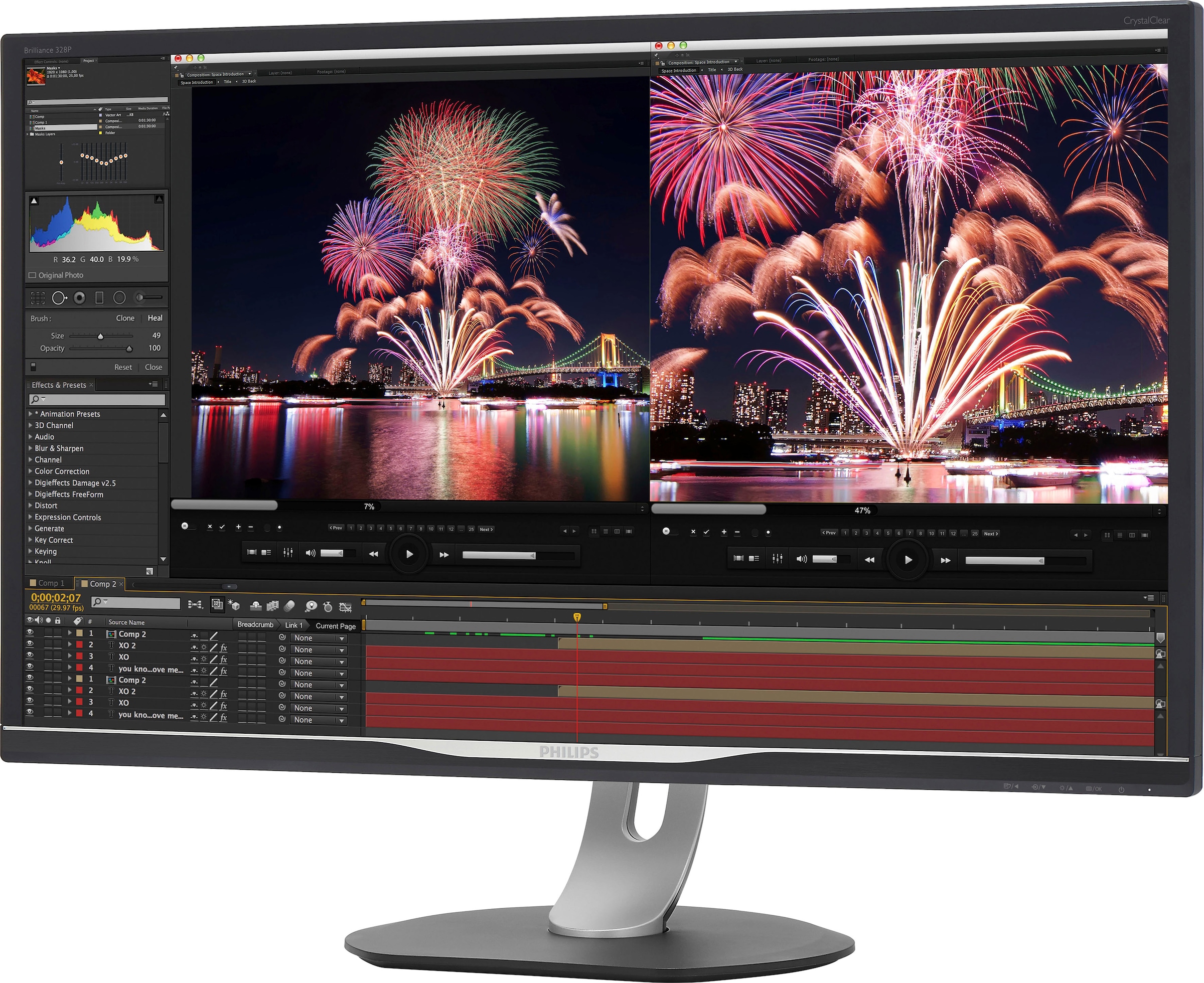 Philips Gaming-Monitor »328P6AUBREB/00«, 80,1 cm/31,5 Zoll, 2560 x 1440 px, QHD, 4 ms Reaktionszeit, 60 Hz