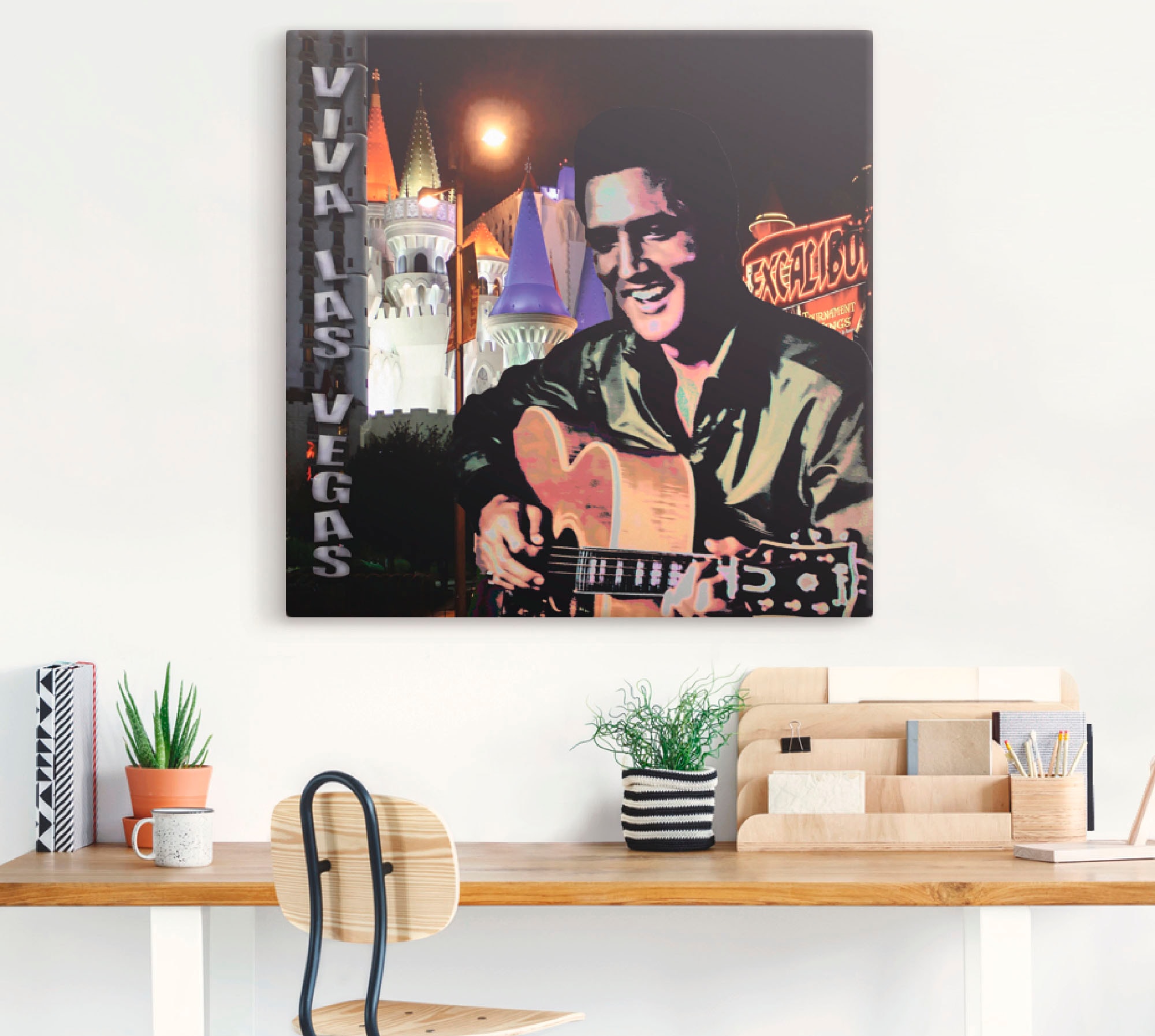 Artland Wandbild »Legends - Elvis II«, (1 St.), als Alubild, Leinwandbild, Wandaufkleber oder Poster in versch. Größen