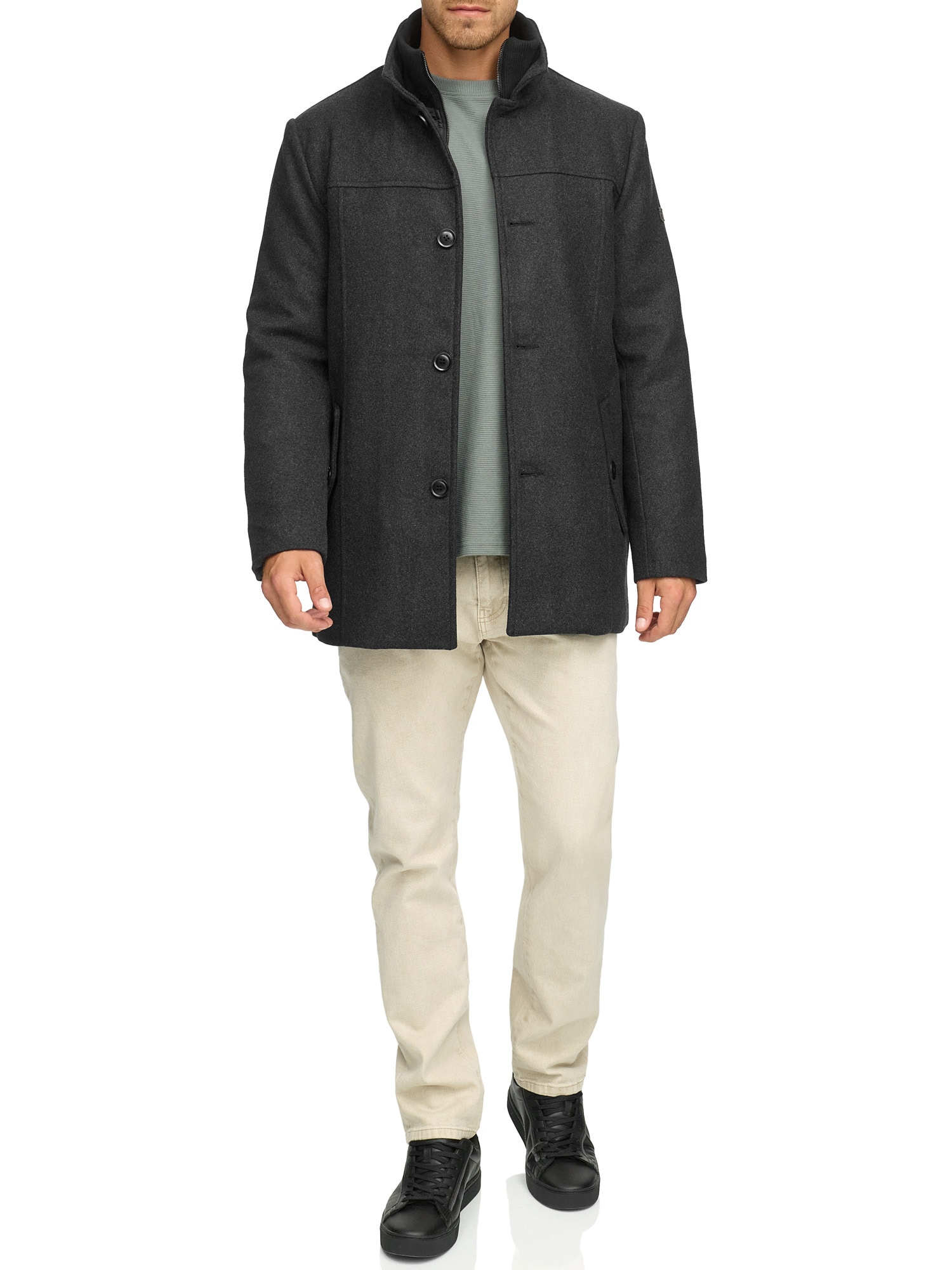 Indicode Wolljacke »INLunik« ohne Kapuze