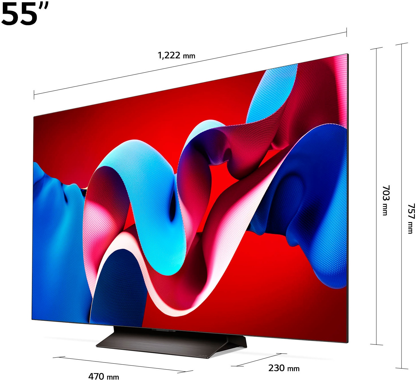 LG OLED-Fernseher »OLED55C47LA«, 4K Ultra HD, Smart-TV