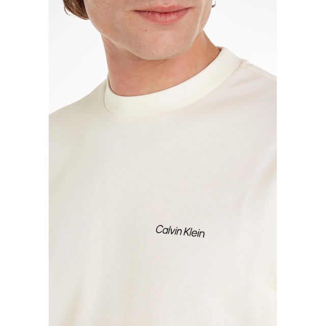 Sweatshirt Calvin halsnahmen SWEATSHIRT«, mit LOGO bei Klein ♕ »MICRO REPREVE Rundhalsausschnitt