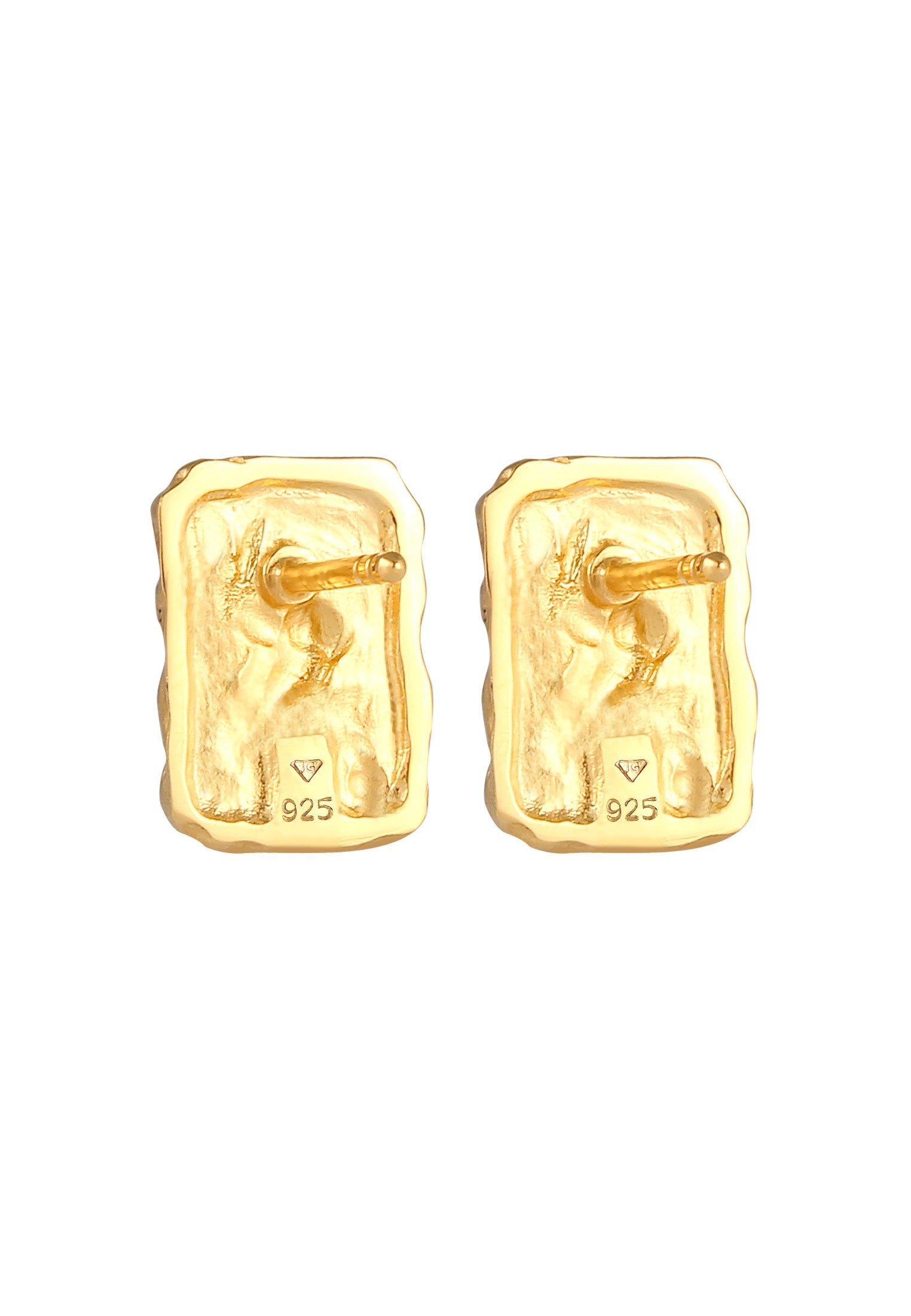 Elli Paar Ohrstecker »Ohrringe Ohrstecker Rechteck Vintage Look 925 Sterling Silber«