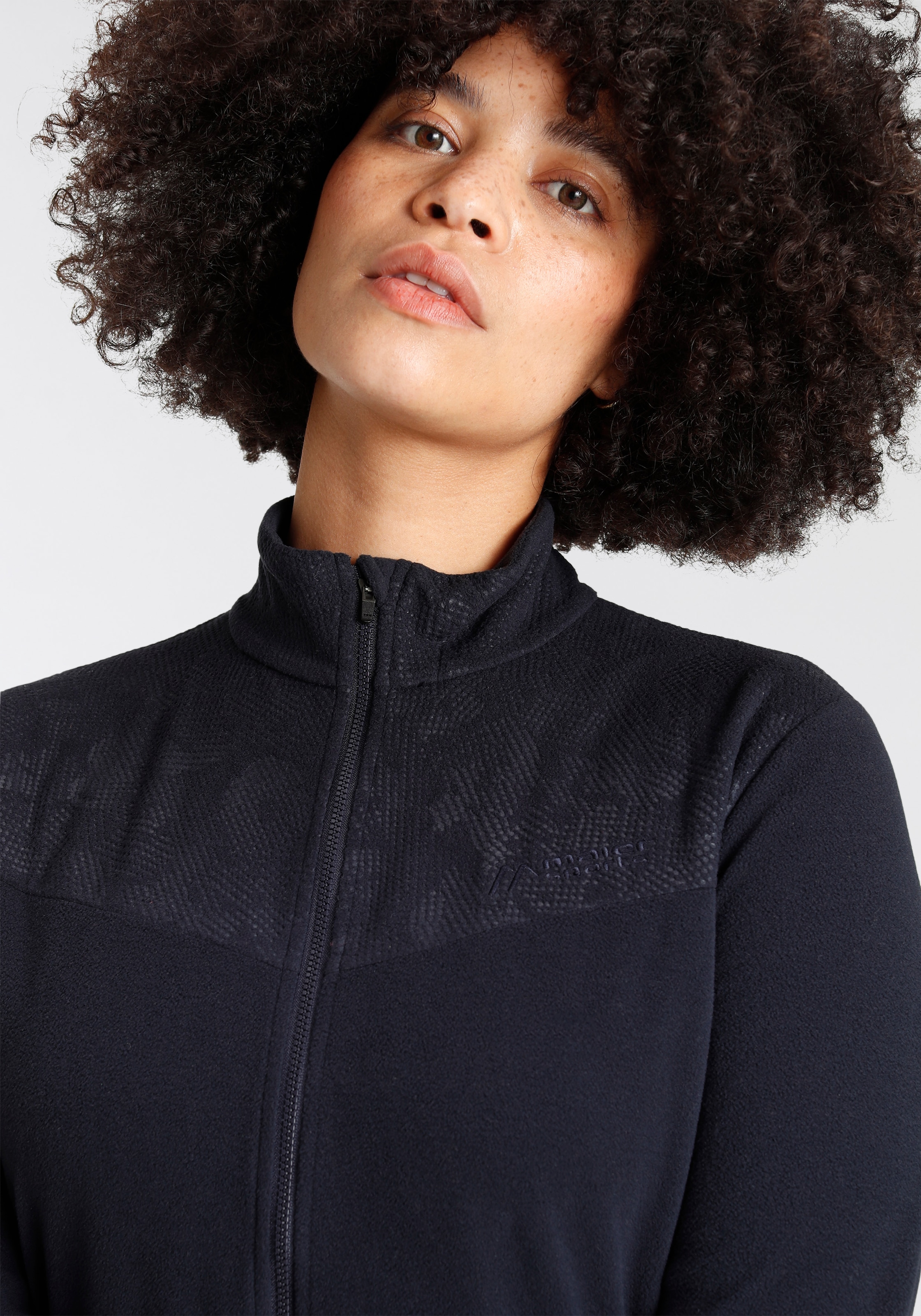 Maier Sports Fleecejacke, ohne Kapuze, Atmungsaktiv & Schnell trocknend