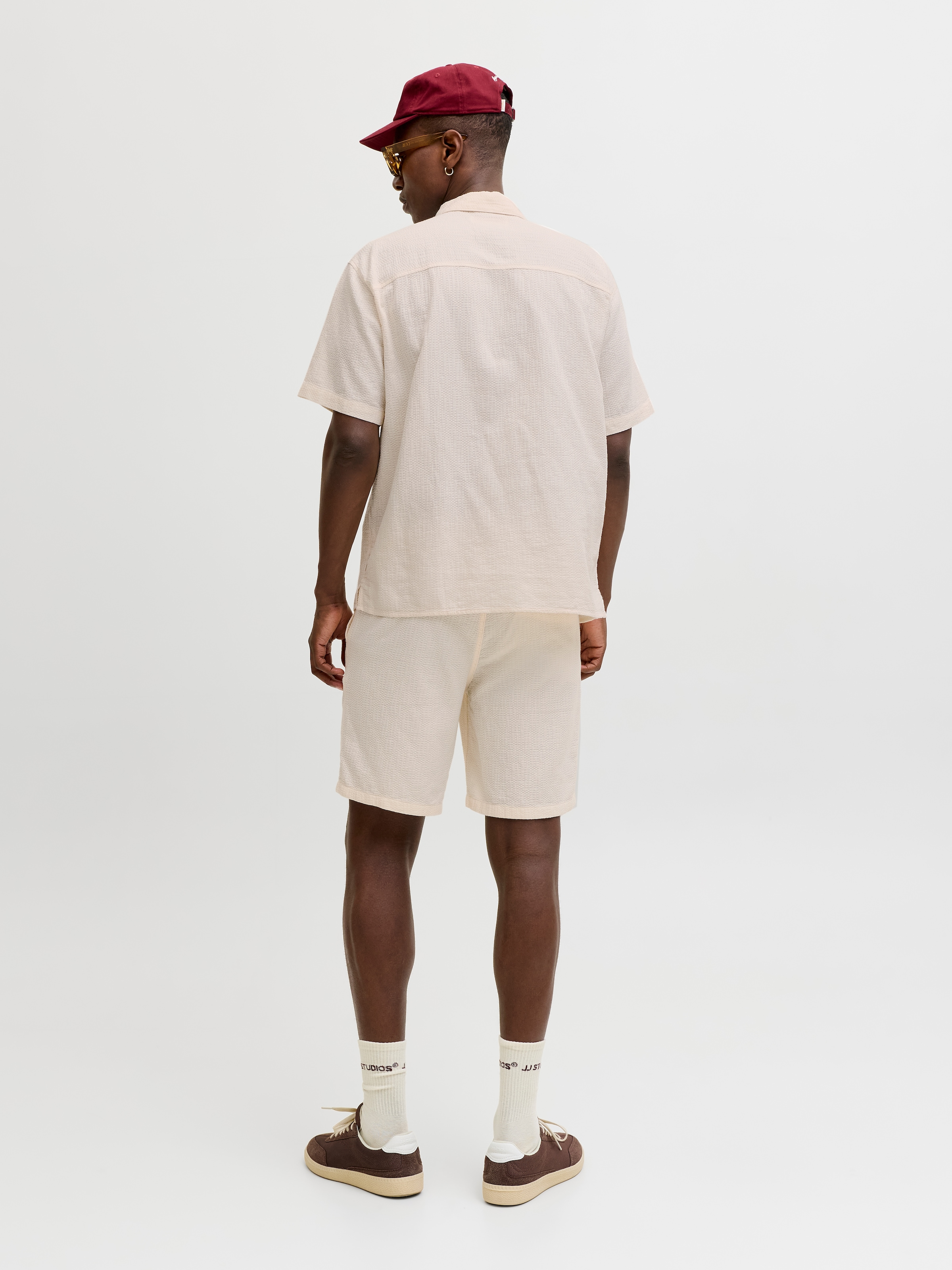 Jack & Jones Shorts »JPSTJAIDEN WAVY JOGGER SHORTS REG SN«  Baumwolle, locker geschnitten