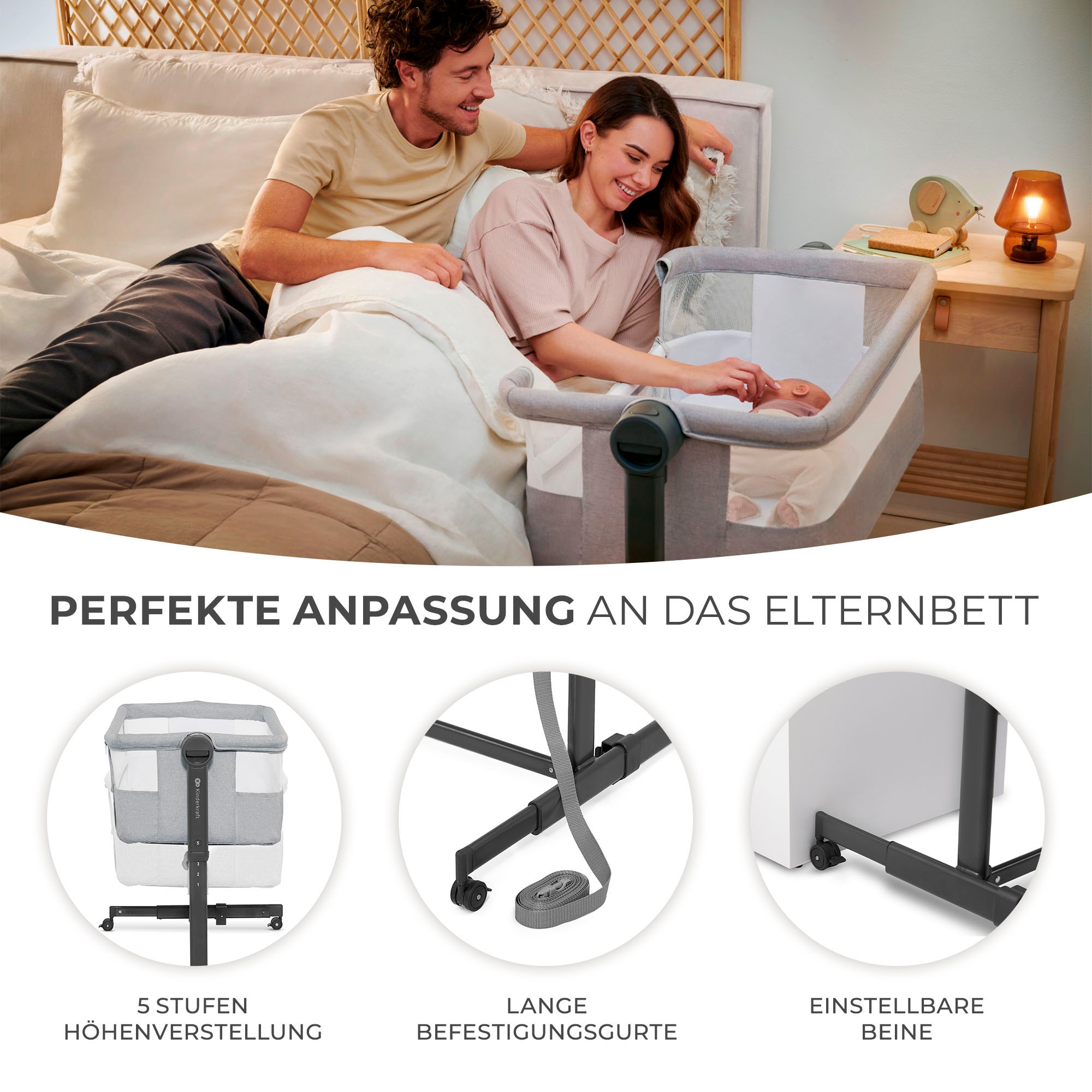 Kinderkraft Beistellbett »Neste Up 2«