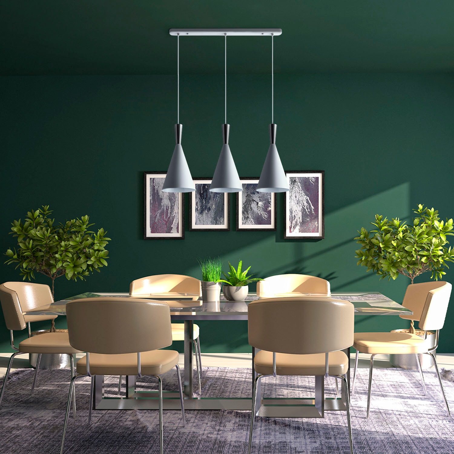 Paco Home Pendelleuchte »JULIET« E27