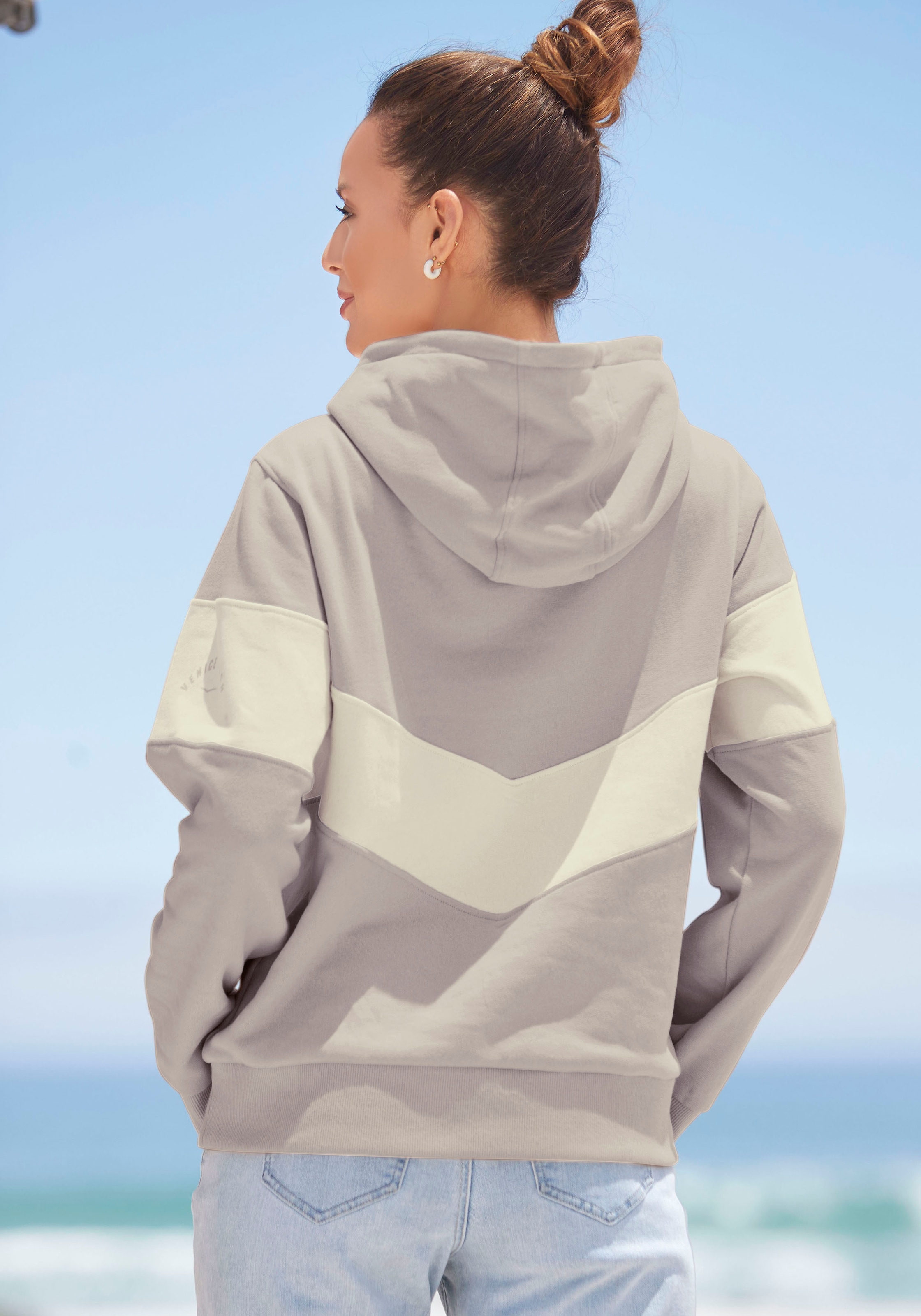 Venice Beach Kapuzensweatshirt, mit Colorblock-Optik, sportlicher Hoodie