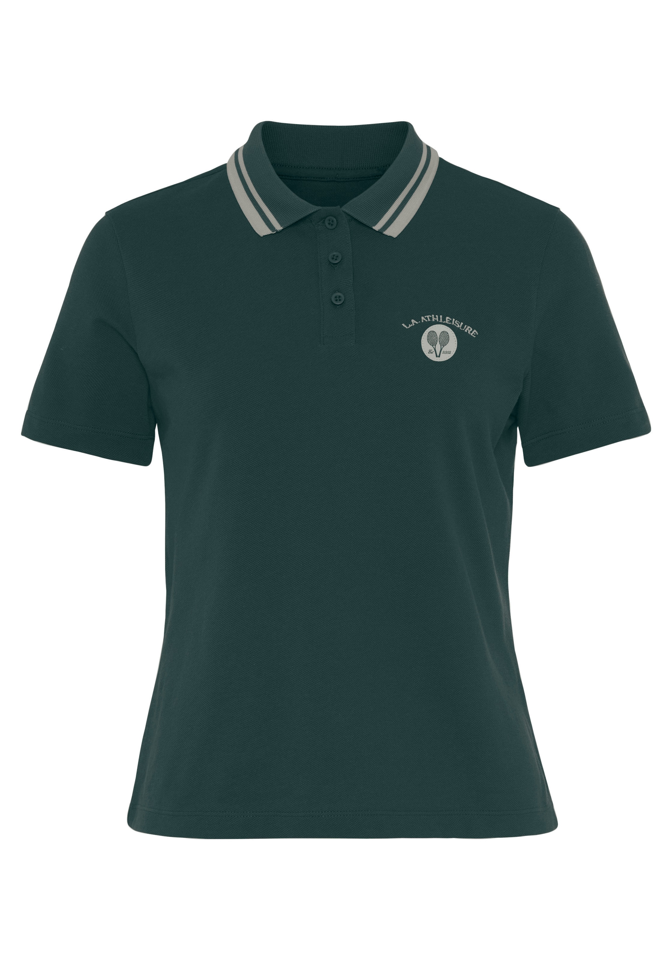 LASCANA ACTIVE T-Shirt, mit Knopfleiste