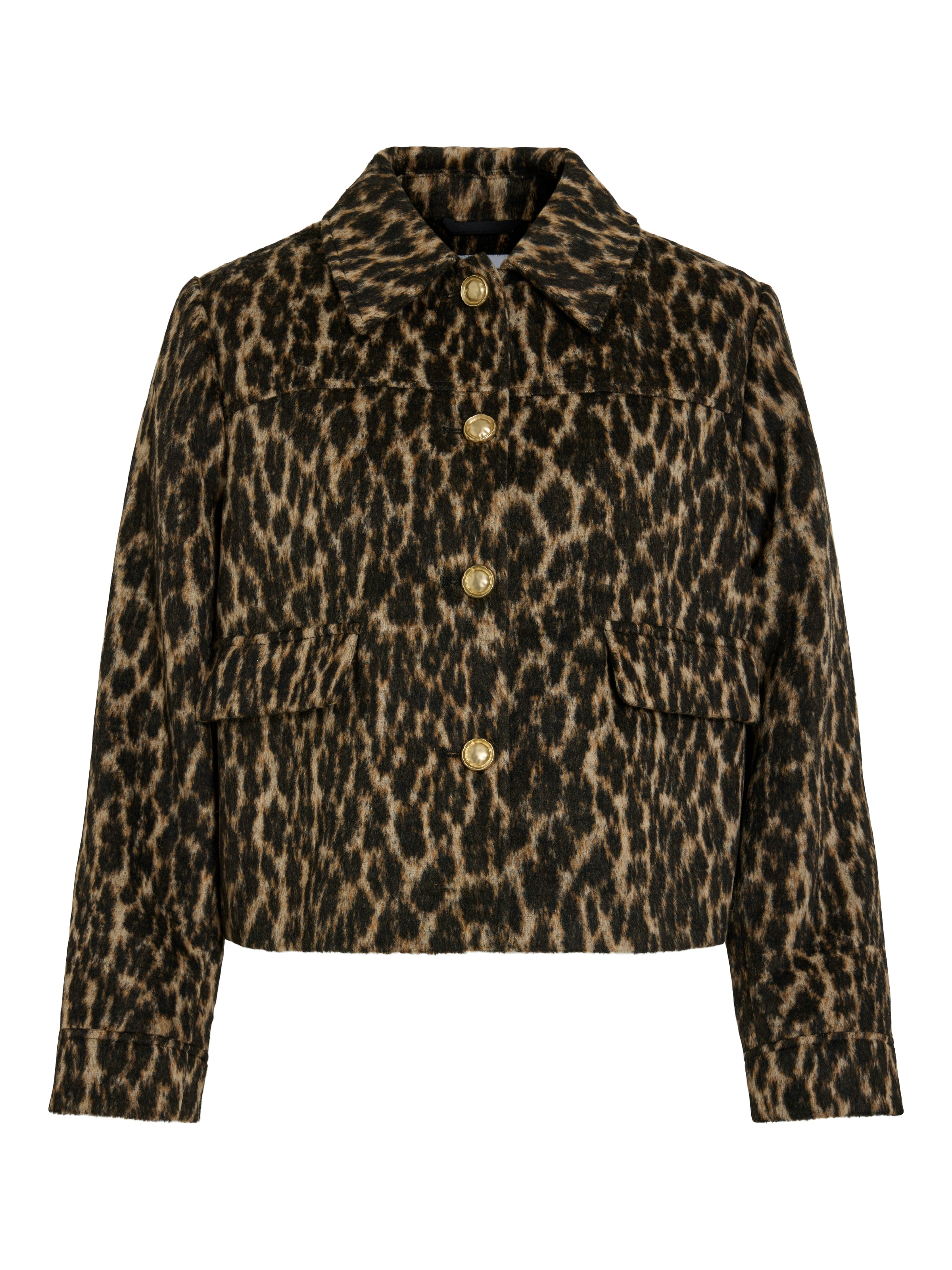 Vila Steppjacke »VISIMBA L/S SHORT JACKET«, ohne Kapuze