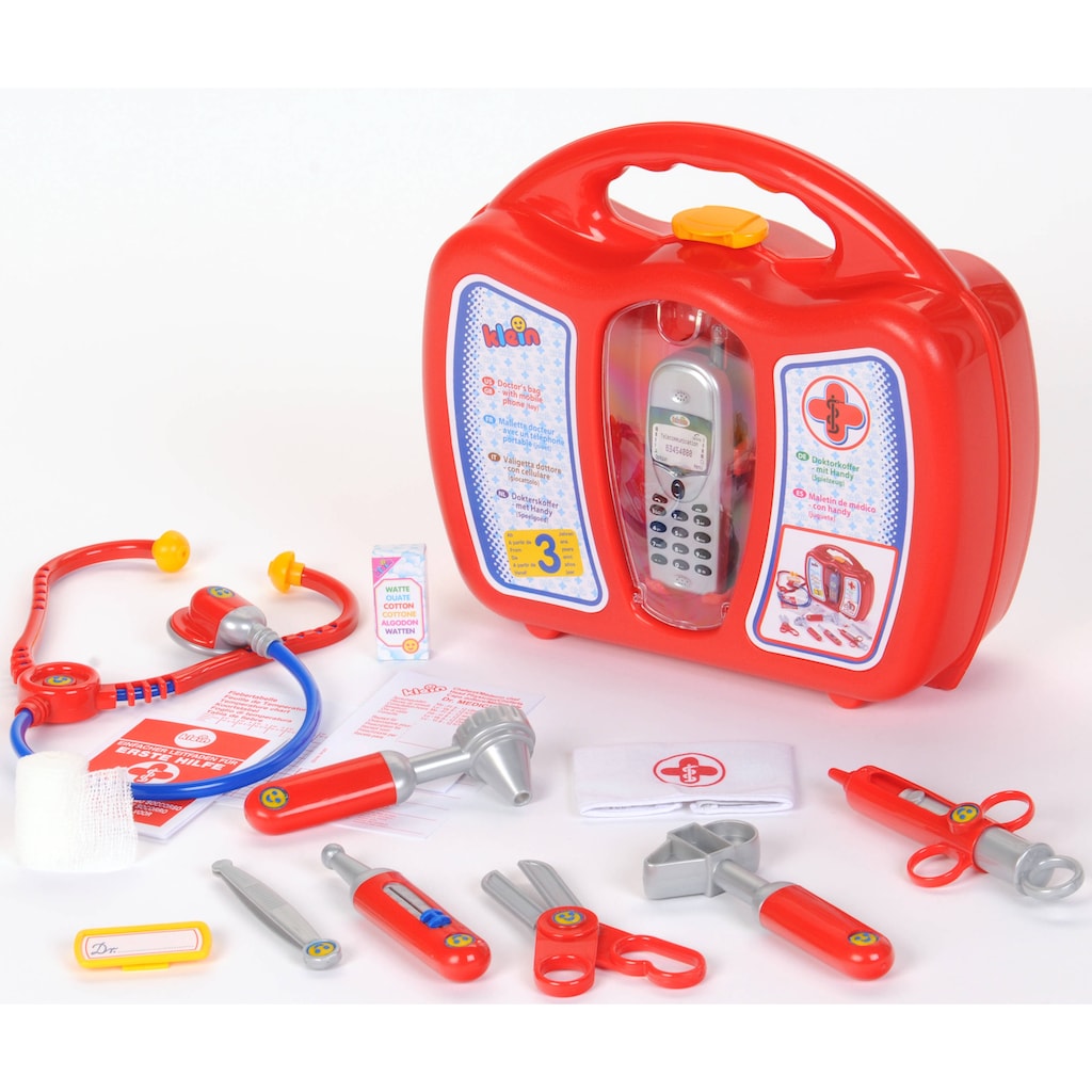 Klein Spielzeug-Arztkoffer