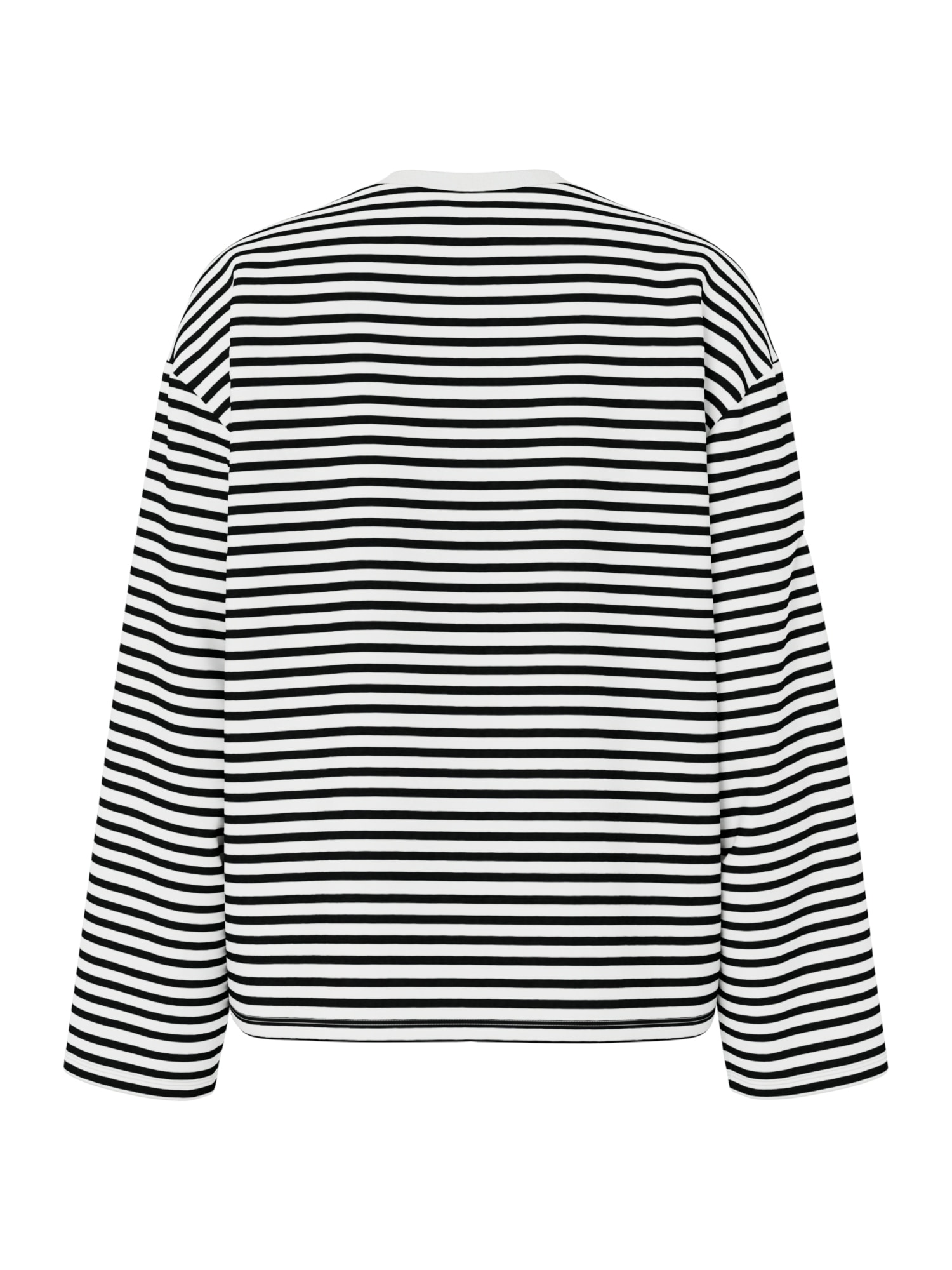 pieces Langarmshirt »PCSADIE LS TOP JRS NOOS« Baumwollmischung, oversize