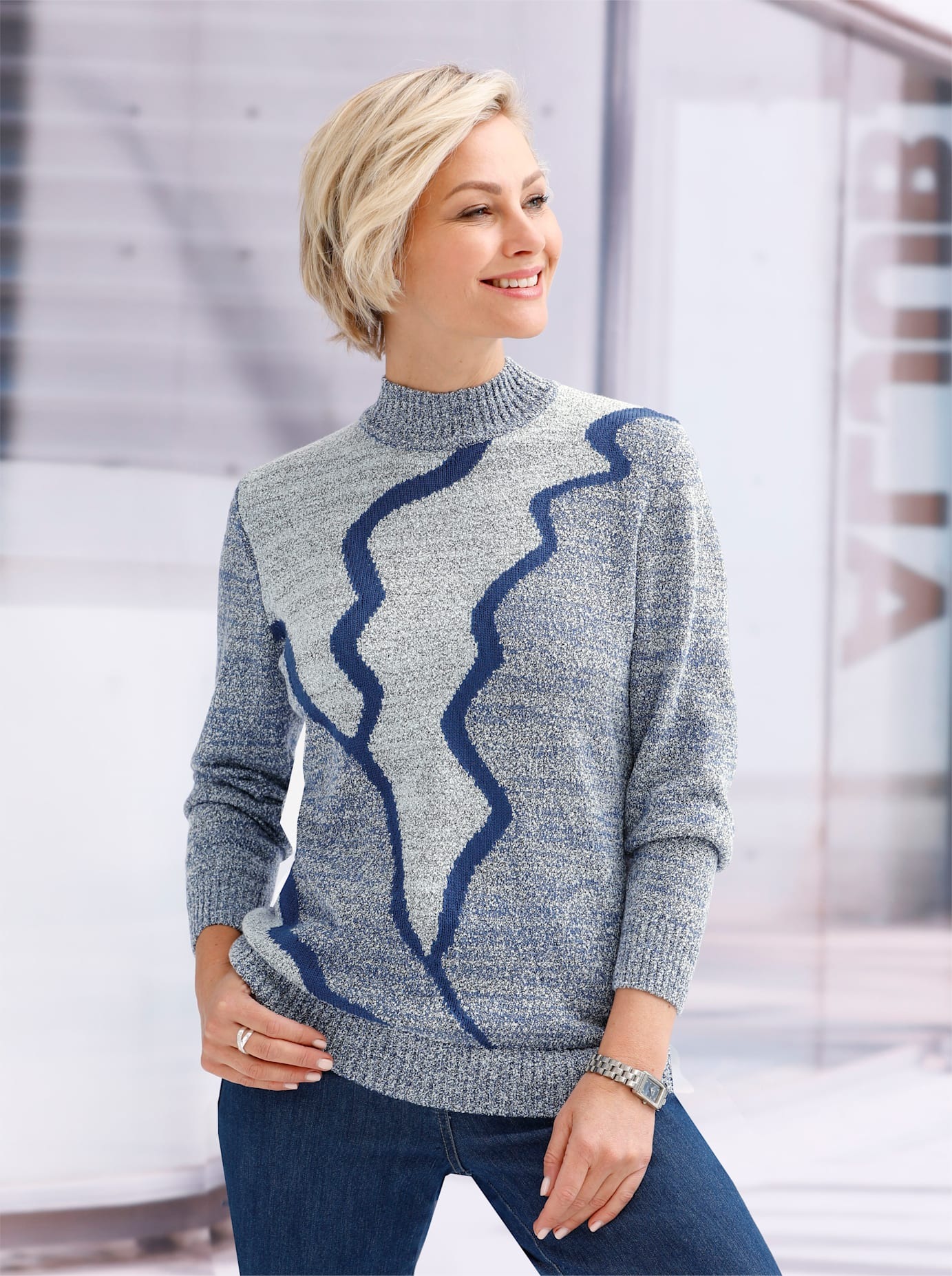 Classic Basics Stehkragenpullover »Pullover«