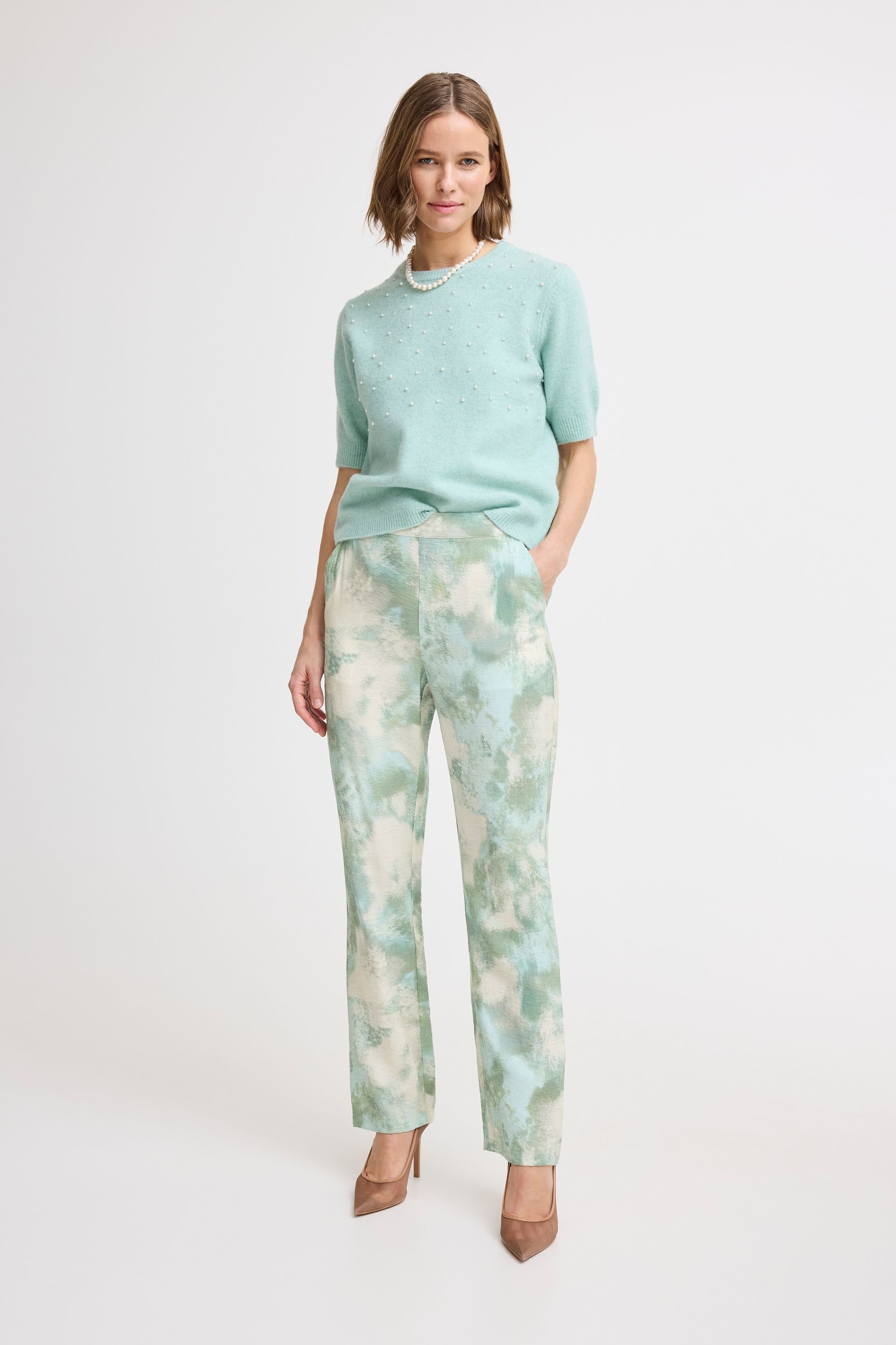 b.young Loungehose »Loungehose BYIBINE CROPPED«