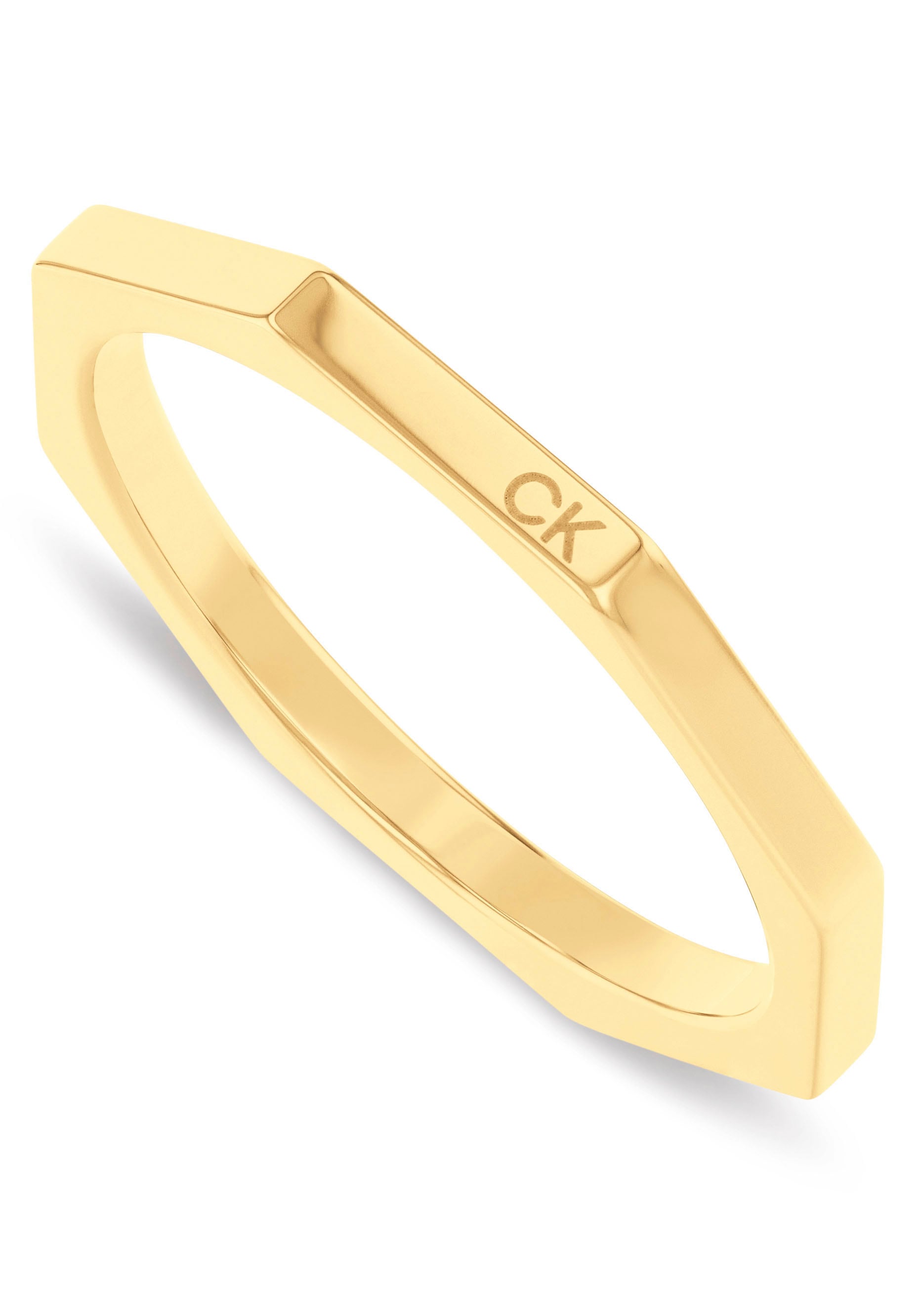 Calvin Klein Ring-Set »Multipack Schmuck Edelstahl Fingerringe Ringset Damenringe SHAPES«, (Set, 3 tlg.)