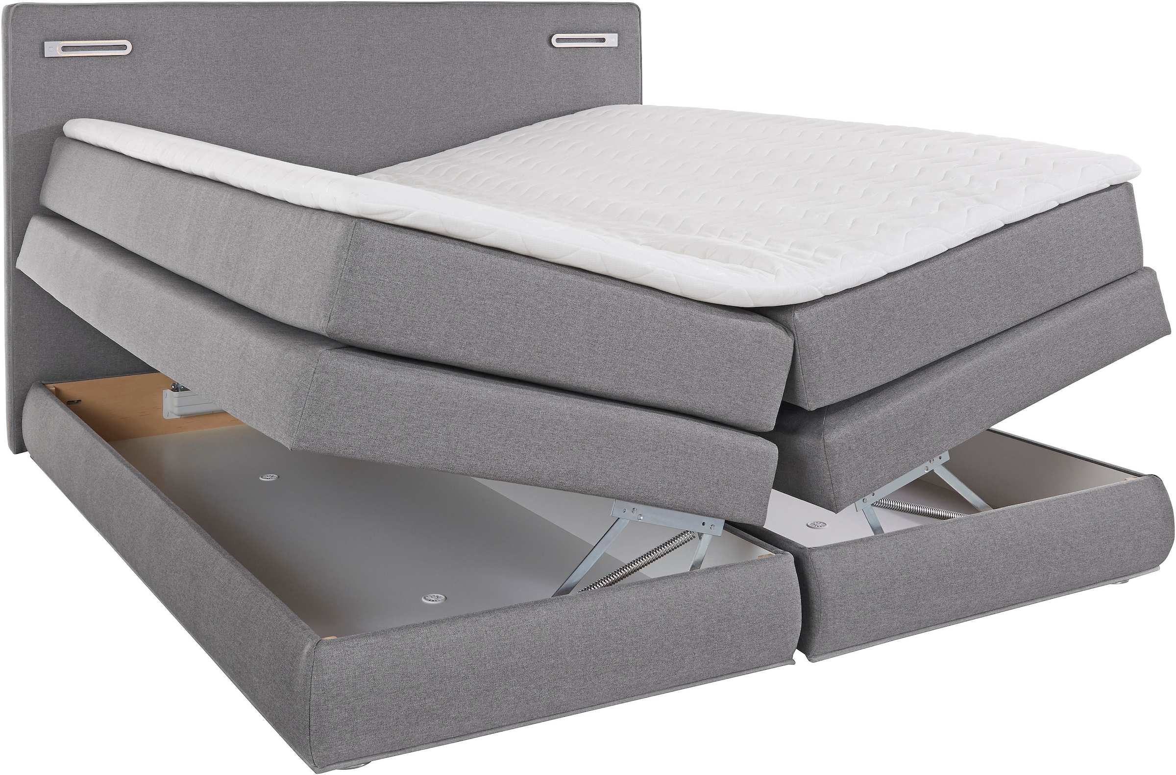 COLLECTION AB »Ninoni« inkl. Bettkasten, Topper und wahlweise mit LED-Beleuchtung