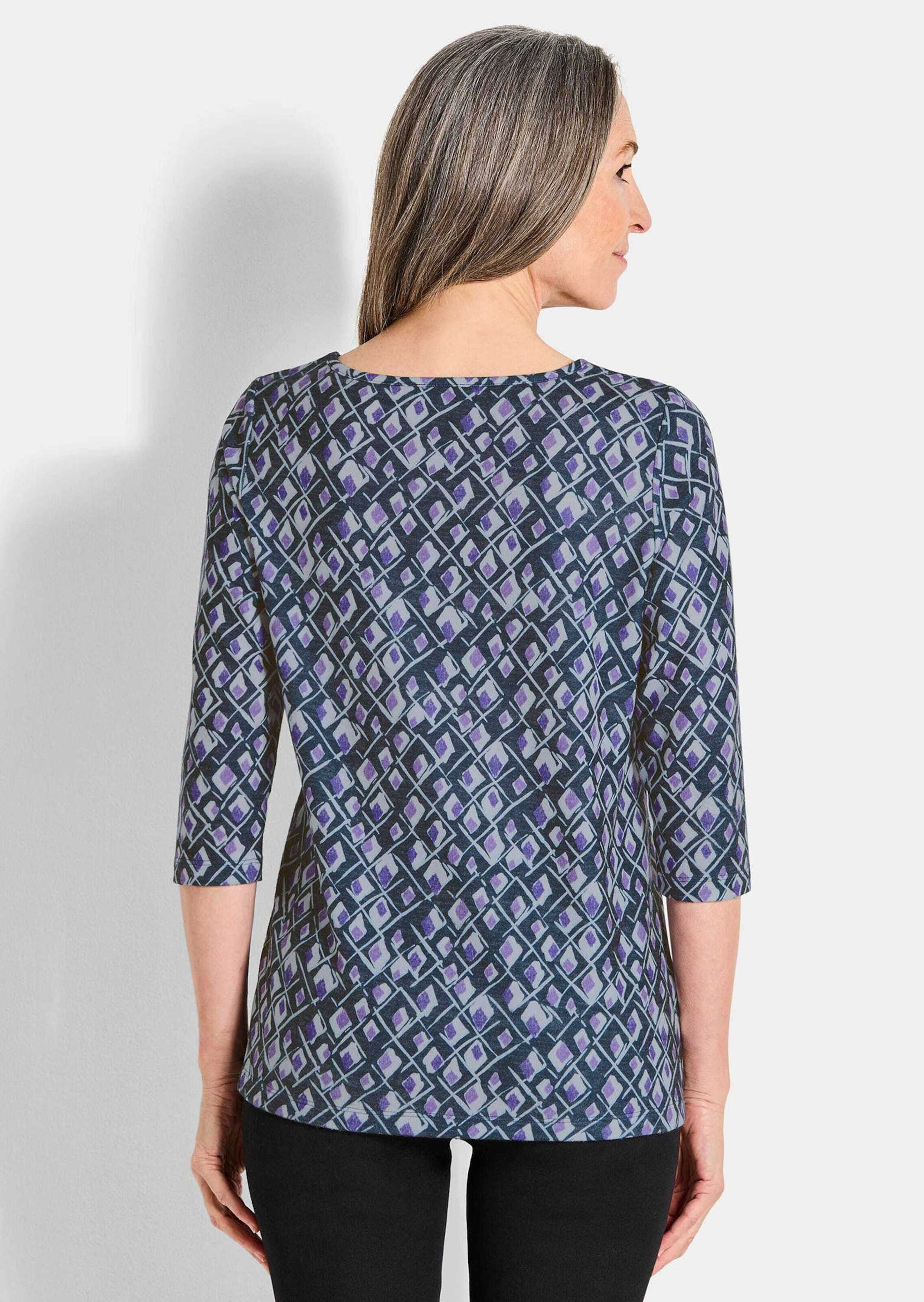 GOLDNER Print-Shirt »Druckshirt aus flauschigem Jersey«