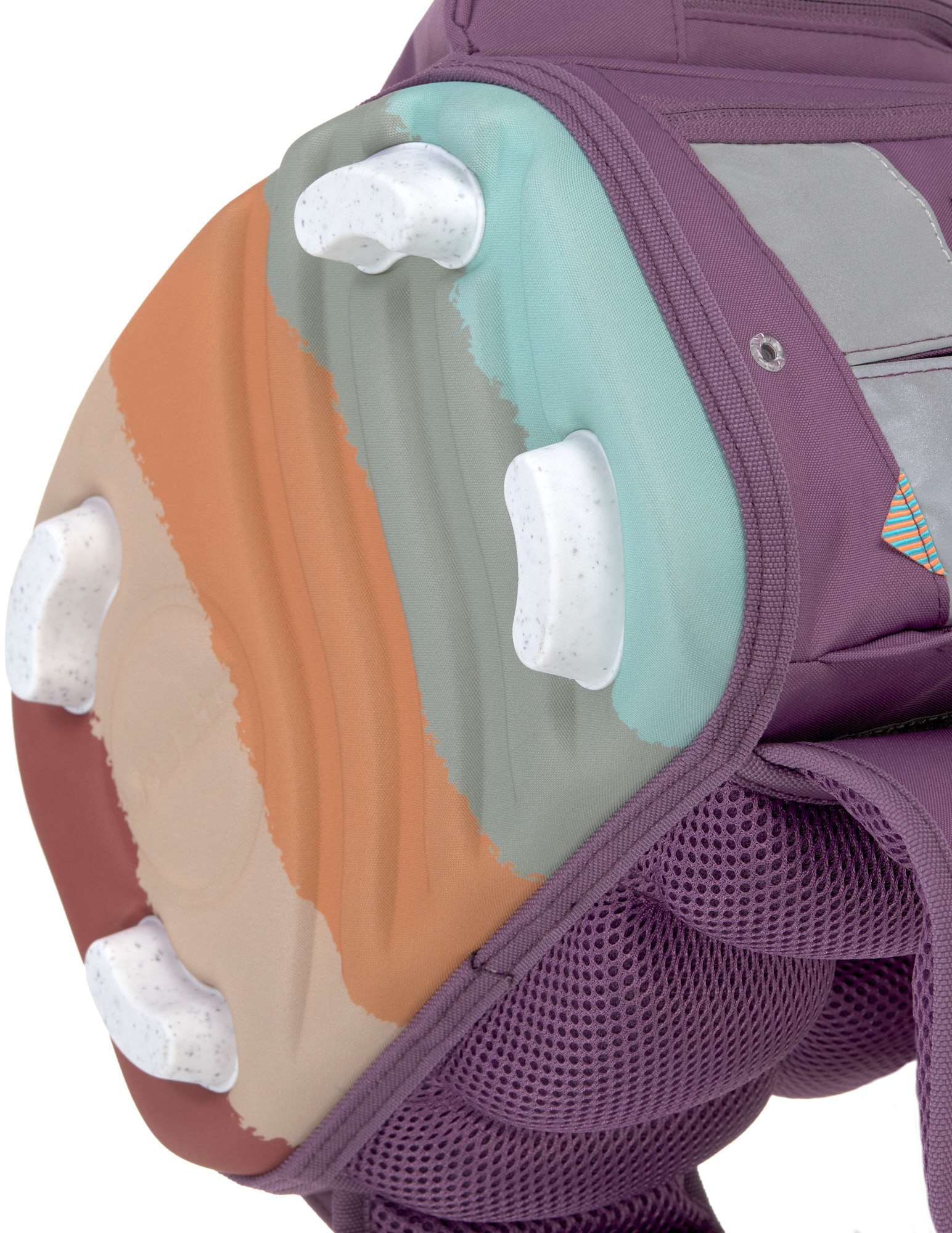 LÄSSIG Schulranzen »Unique, Boxy, Purple«, Reflektoren, PETA-approved vegan; aus recyceltem Material