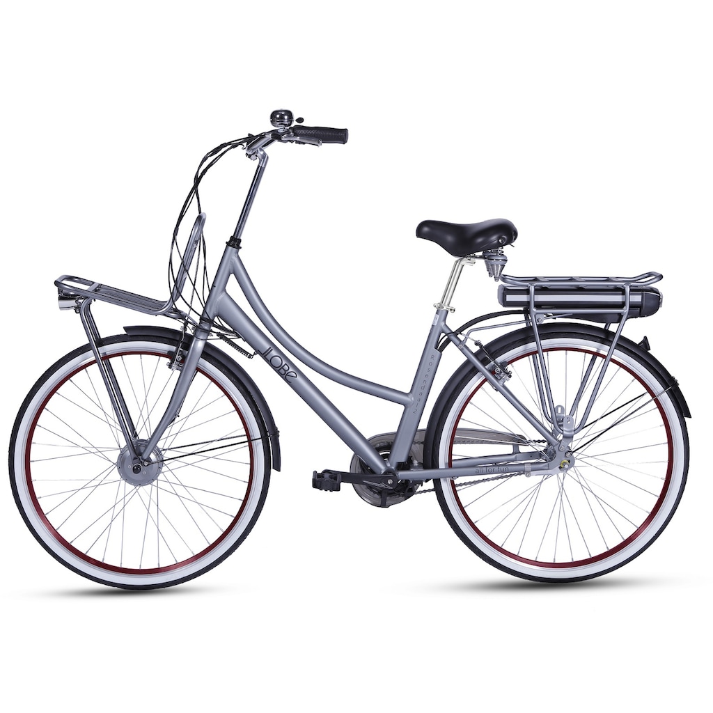 LLobe E-Bike »Rosendaal Lady 10,4 Ah«, 3 Gang, Frontmotor 250 W