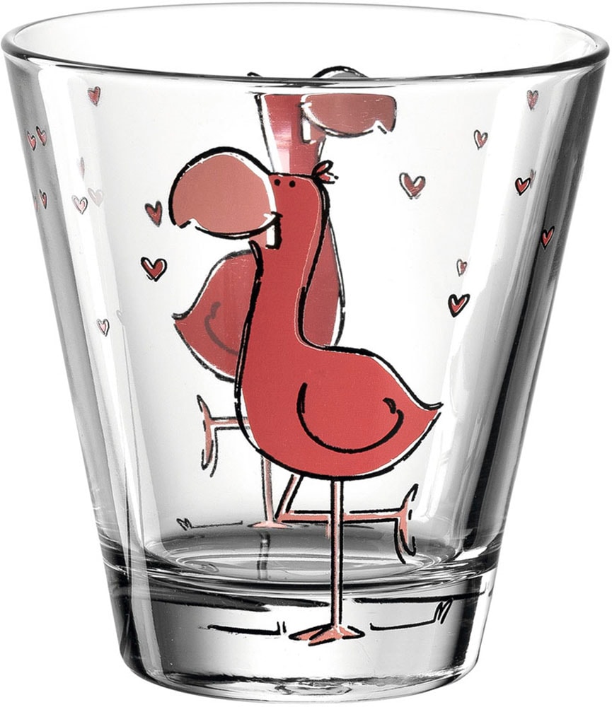 LEONARDO Kinderbecher »BAMBINI  Flamingo« 215 ml, 6-teilig
