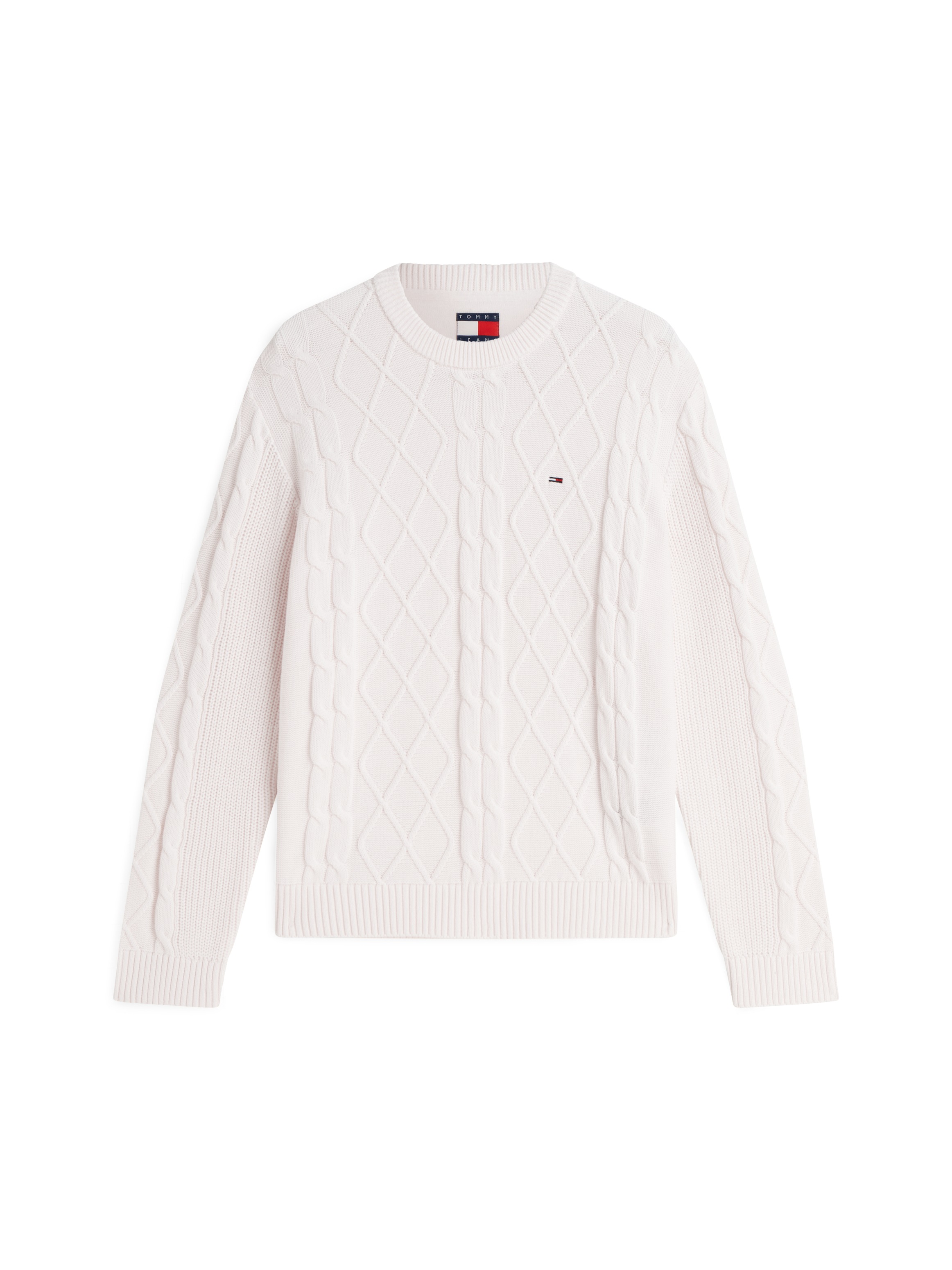 Tommy Jeans Rundhalspullover »TJM REG CABLE KNIT SWEATER«