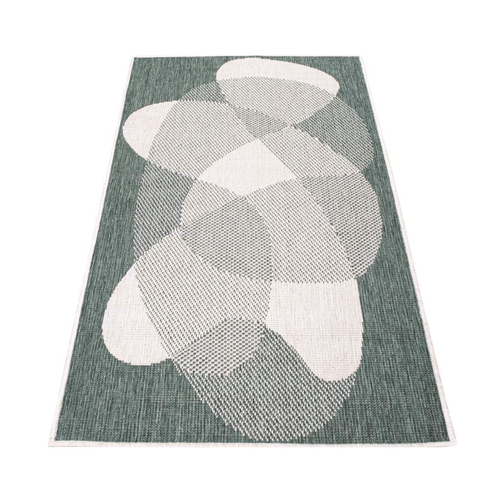 Carpet City Outdoorteppich »DUO RUG 5835«, rechteckig, 5 mm Höhe, Wendeteppich Wetterfest In- & Outdoor, Balkon, Terrasse, Wohnzimmer