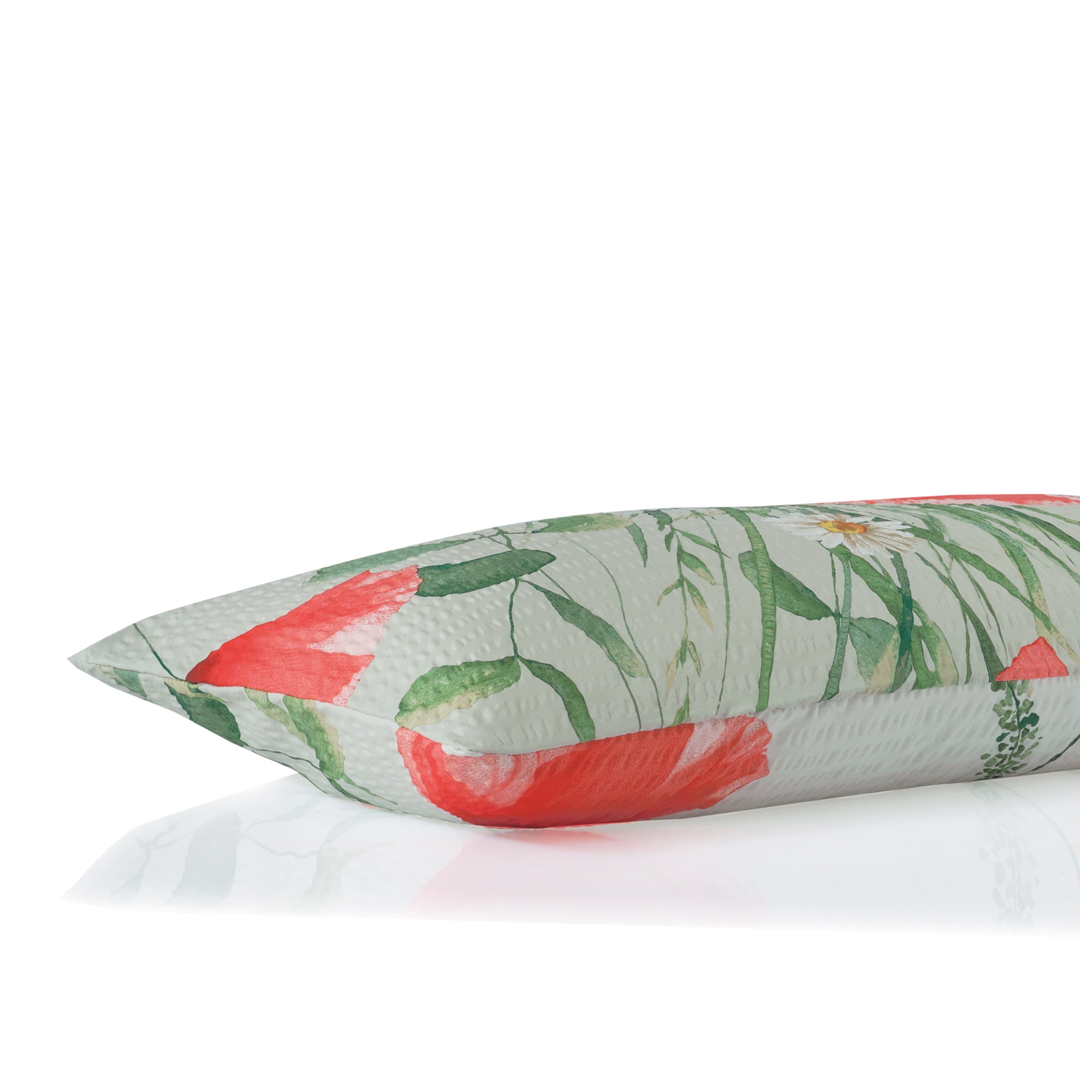 Florella Kissenbezüge »»Liara grün« Soft-Touch Seersucker,  50% Baumwolle, 50% Viskose«