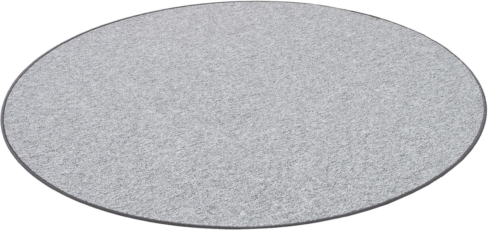 OTTO home Teppich »Fortis, Schlinge, Made in Netherlands« rund 5 mm Höhe Uni Farben, gekettelt, strapazierfähig, Wohnzimmer