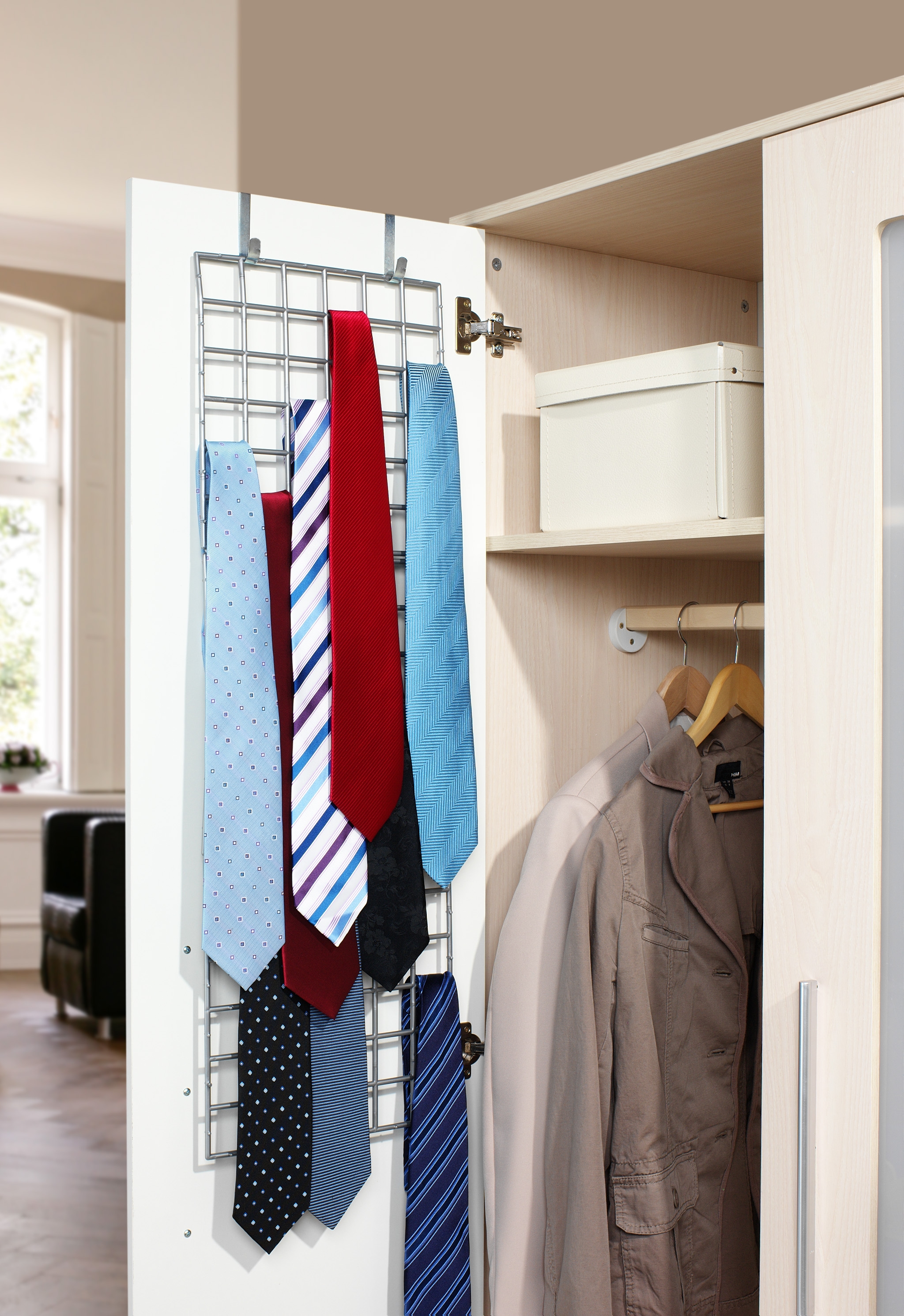 Ruco Hängeaufbewahrung »Organizer für Accessoires« Kleideraufbewahrung für Schranktür oder Kleiderstange, Made in Germany