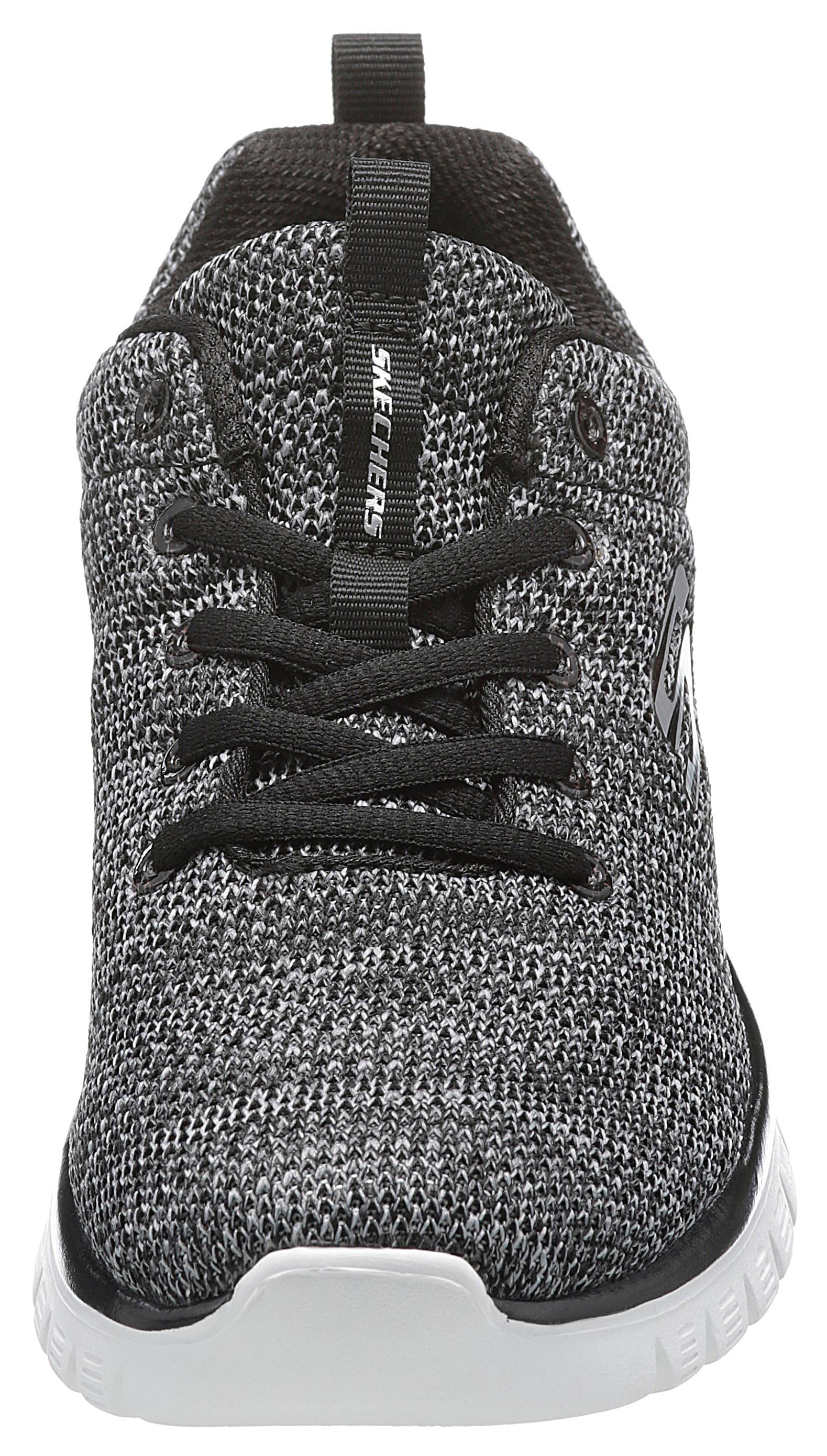 Skechers Sneaker »Graceful - Twisted Fortune«, Freizeitschuh, Halbschuh, Schnürschuh mit Memory Foam