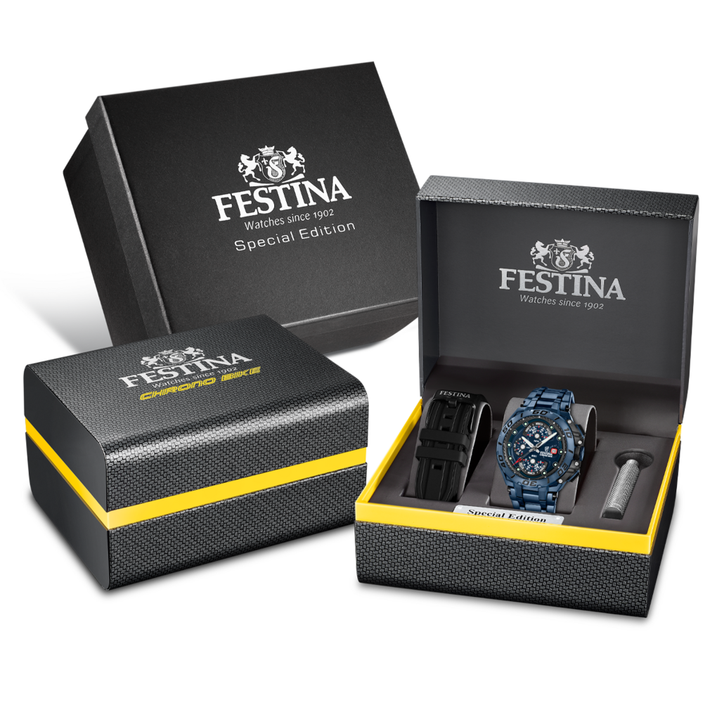 Festina »Chrono Bike Special Edition« Quarzuhr, Armbanduhr, Herrenuhr, Edelstahlarmband