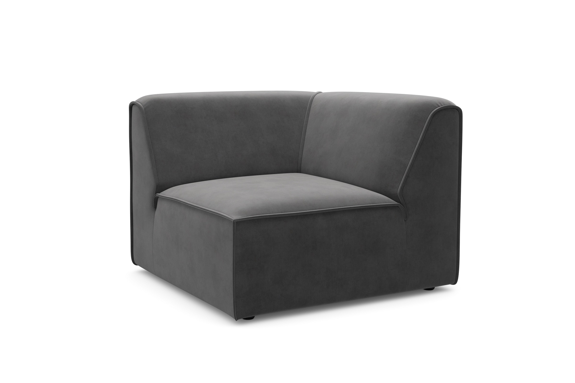 RAUM.ID Sofa-Eckelement »Merid, Sofaelement, Maße B/T/H: 97/97/46 cm«, als Modul oder separat verwendbar, für individuelle Zusammenstellung