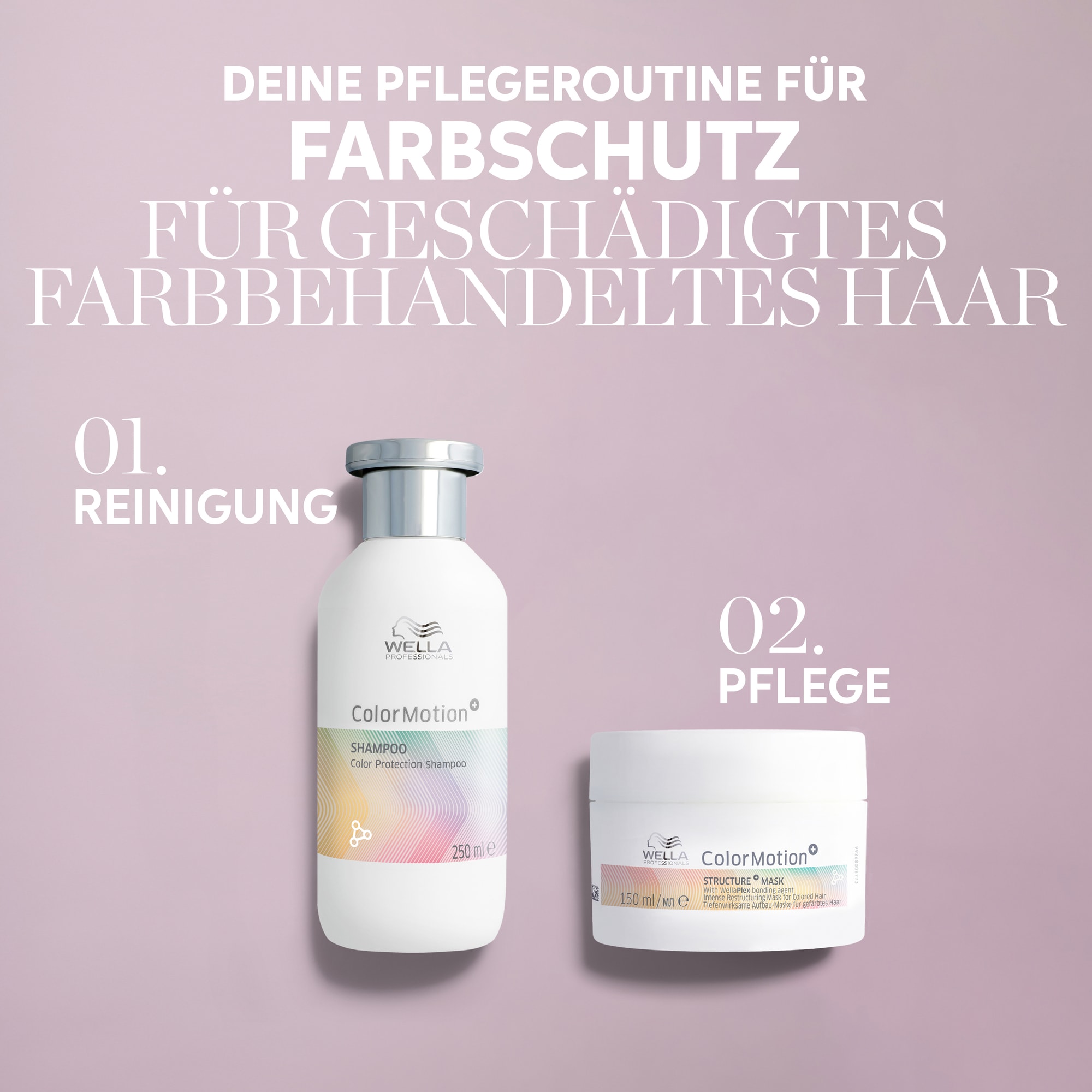 Wella Professionals Haarmaske »ColorMotion Mask« für farbbehandeltes Haar, strahlender Glanz, kräftigeres Haar