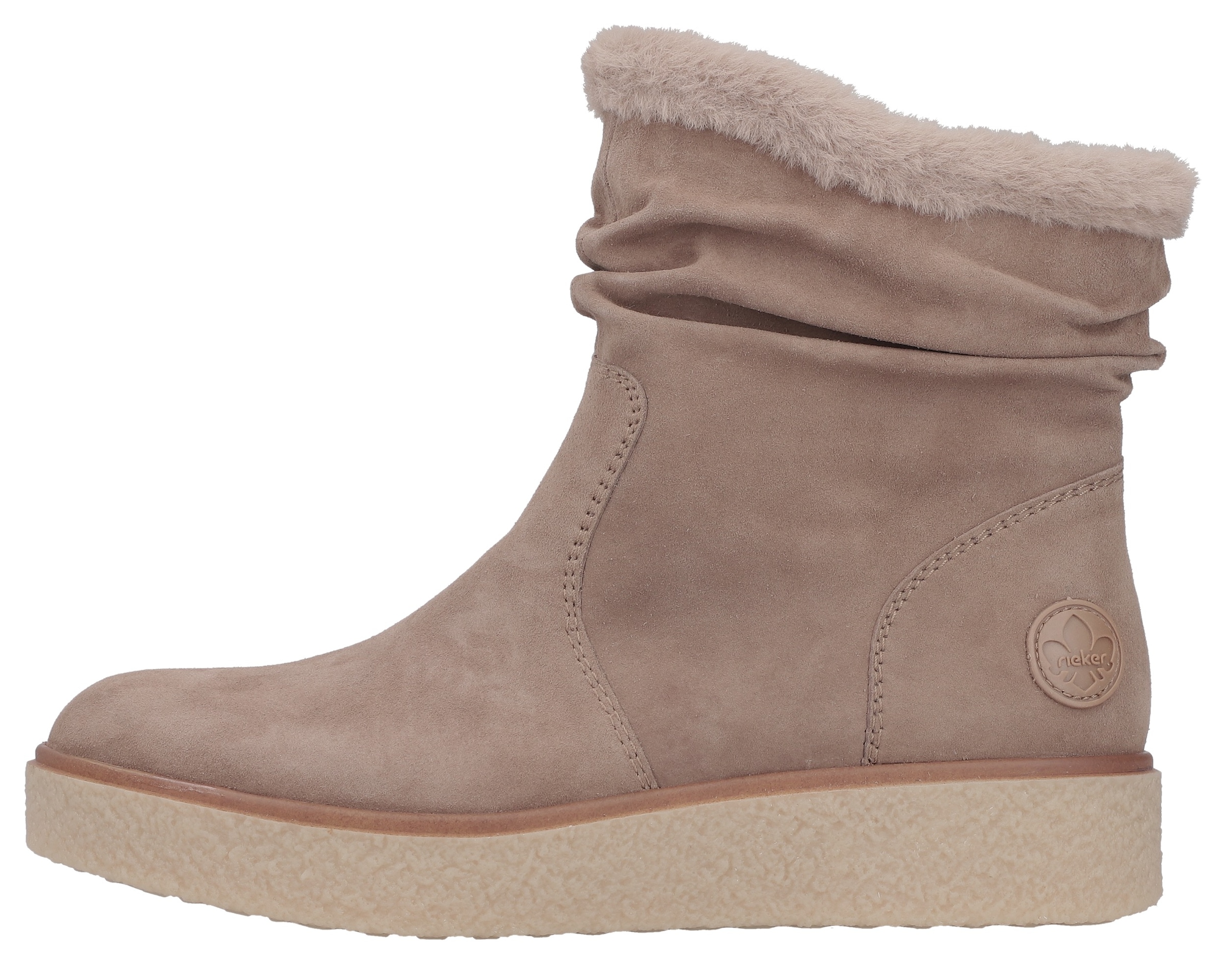 Rieker Winterboots, Stiefelette, slouchy Schaft, mit Innenreißverschluss