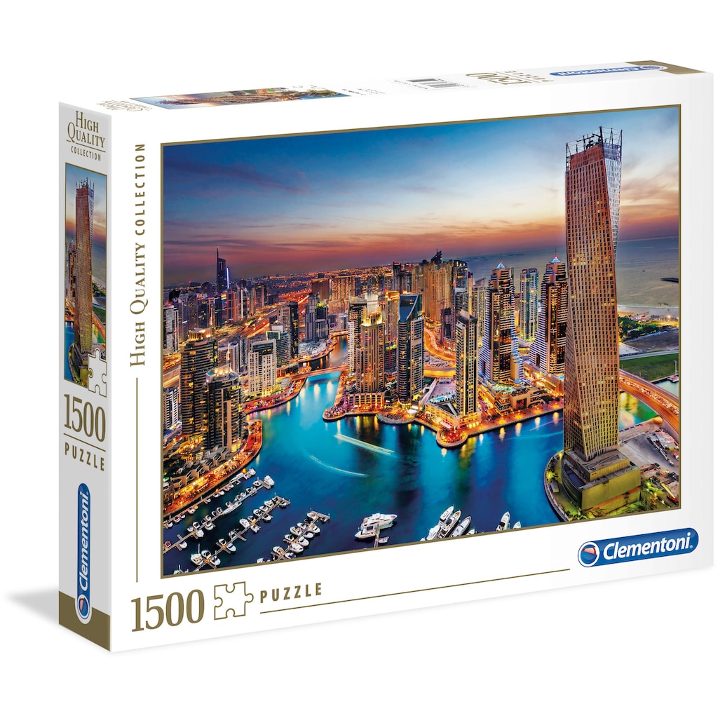 Clementoni® Puzzle »High Quality Collection - Yachthafen von Dubai«, Made in Europe