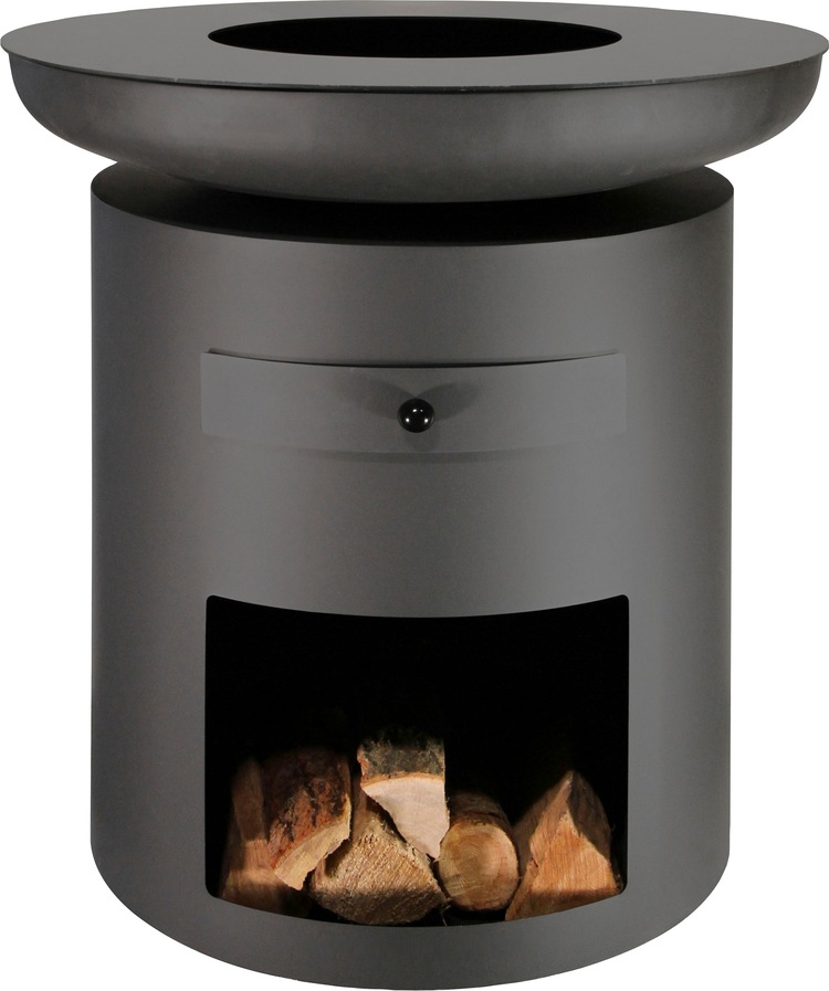 Holzkohlegrill »Grillsäule Sioux«, BxH: 80x88cm