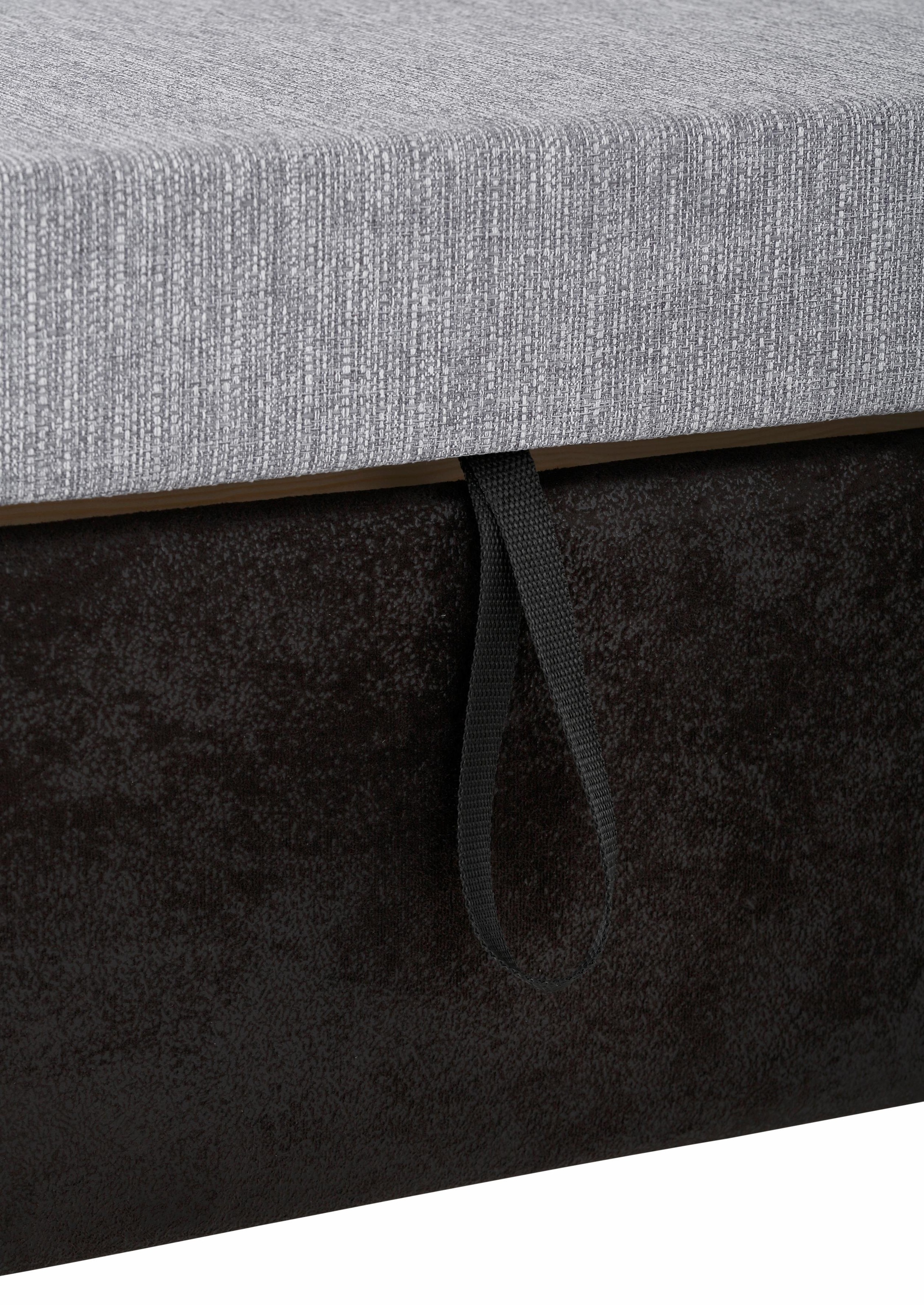 Home affaire Ecksofa »Bergen«, wahlweise mit Bettfunktion L-Form