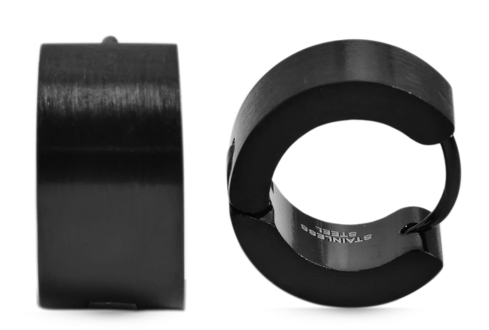 Adelia´s Paar Creolen »Unisex Ohrringe ¿ Klappcreole aus Edelstahl«