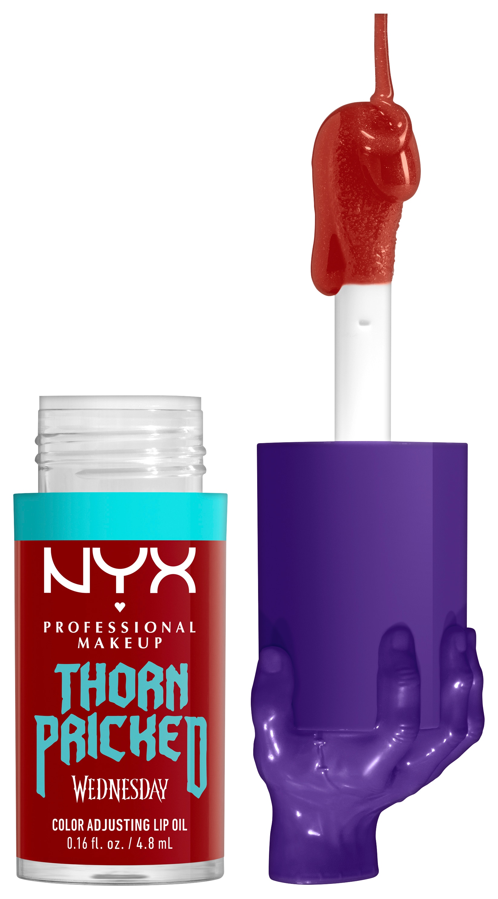 NYX PROFESSIONAL MAKEUP Lipgloss »WEDNESDAY MYSTERY LIP OIL« besonders glänzendes Finish, schimmernde Textur