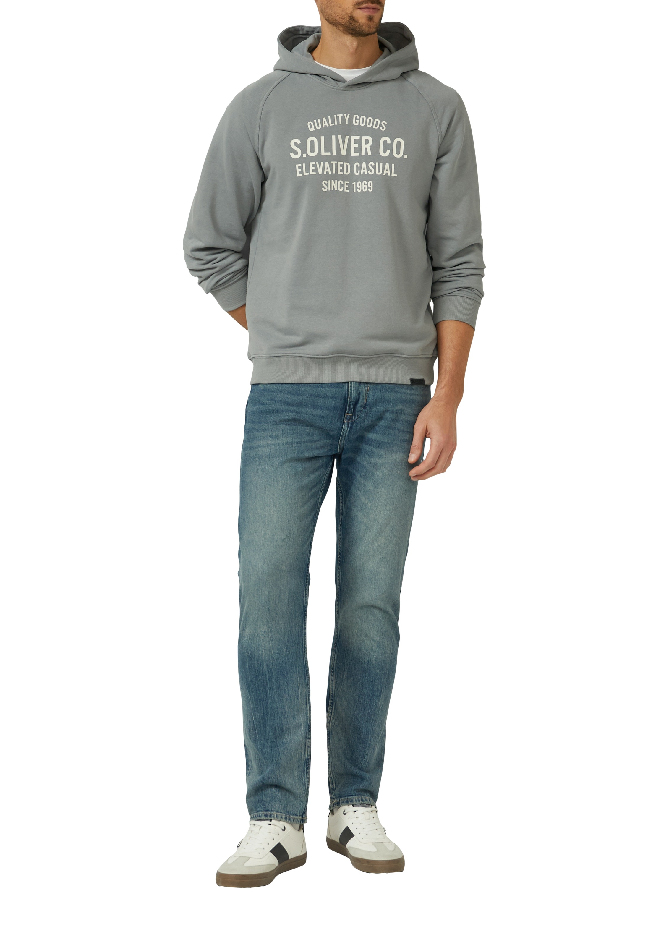 s.Oliver Hoodie , mit Logo Print
