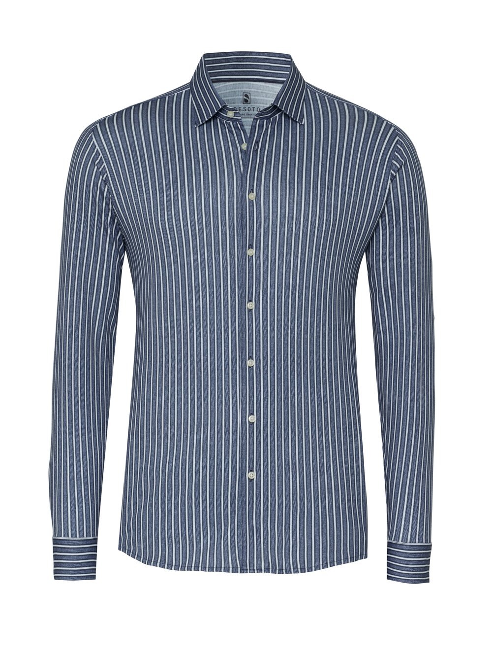 DESOTO Langarmhemd »Jersey Casual Kent«