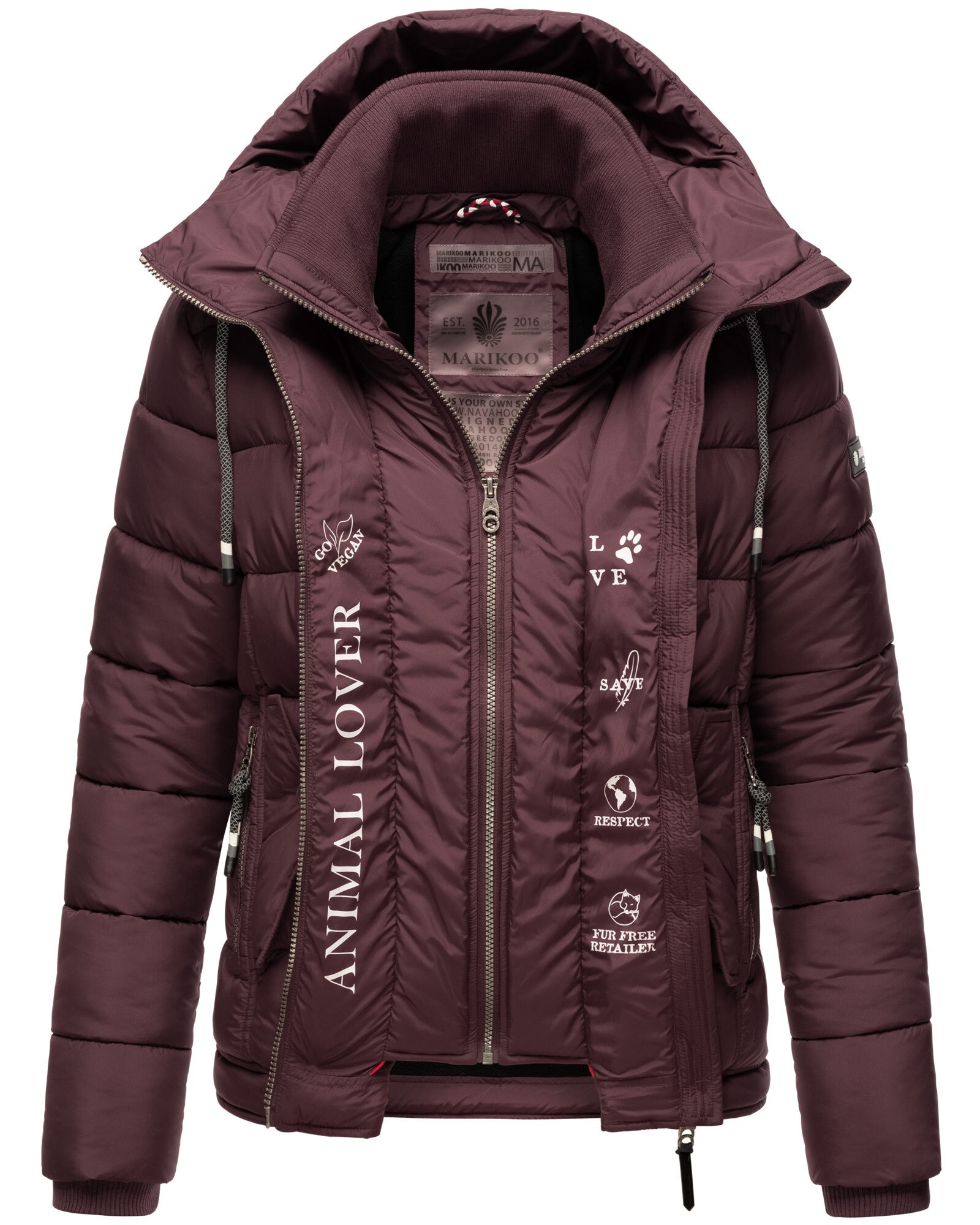 Marikoo Outdoorjacke »Marikoo Taisaa Princess Damen Steppjacke B940«
